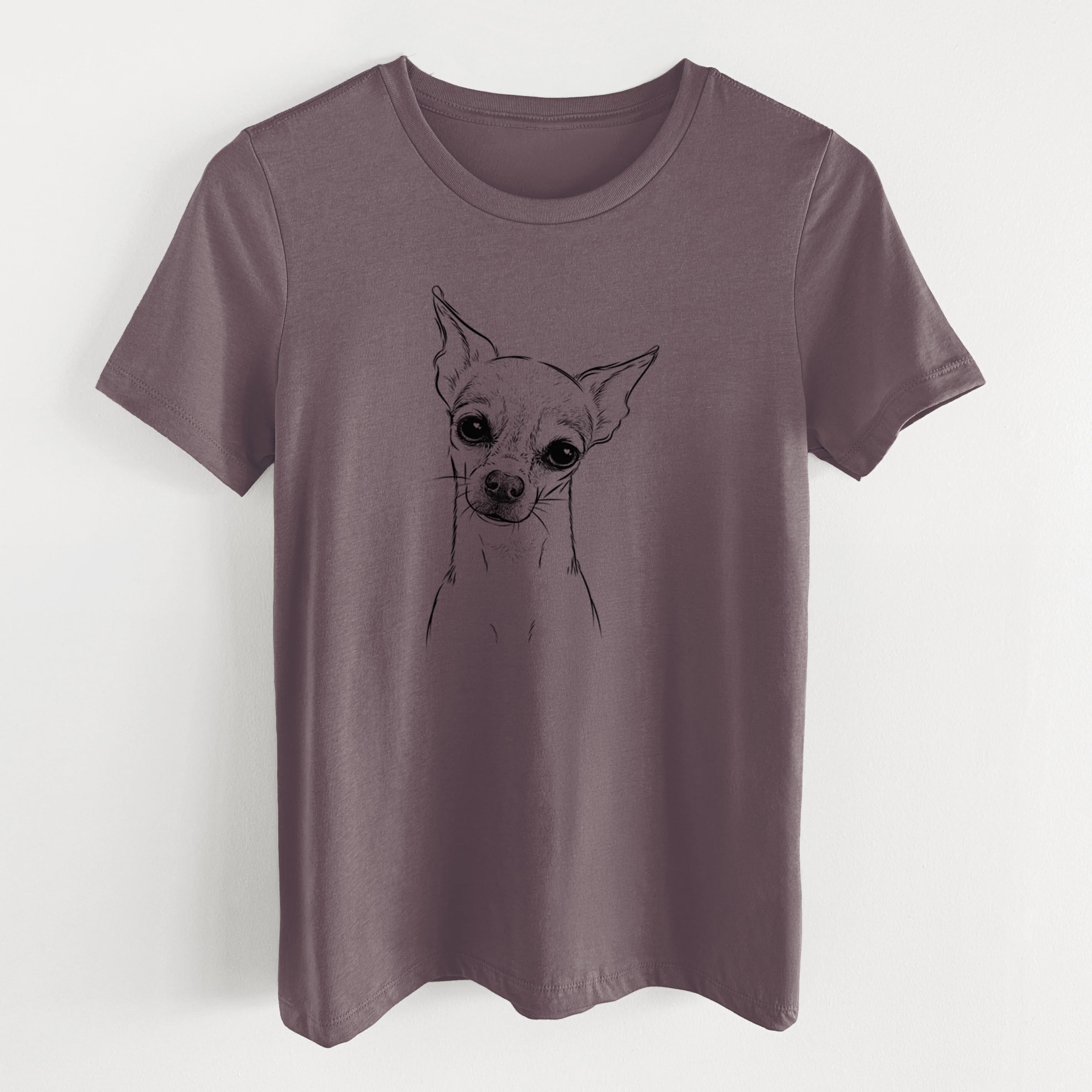 Bare Emee the Chihuahua - Women's Lightweight Relaxed Fit 100% Cotton Crewneck - Image 7