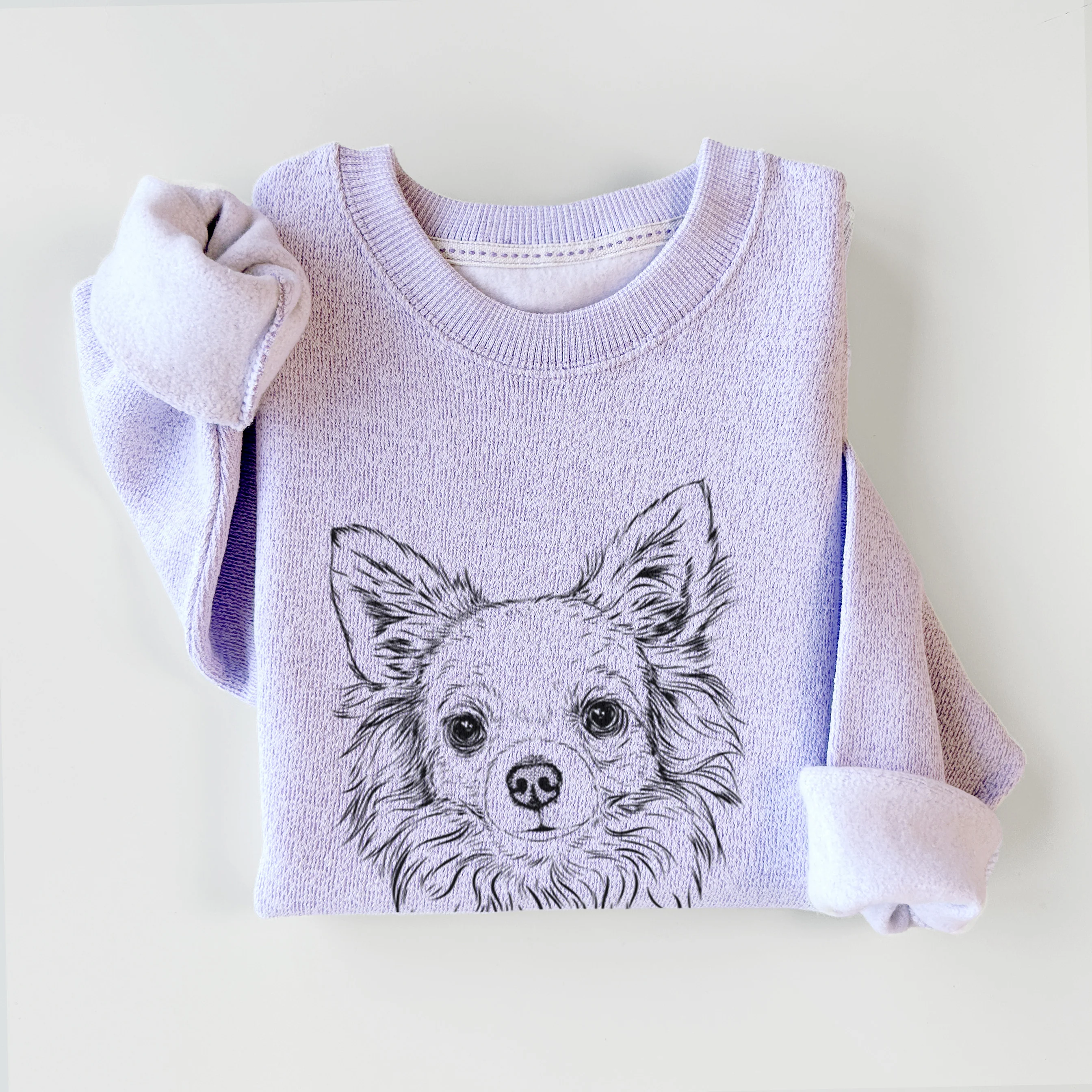 Emma the Longhaired Chihuahua - Knit Sweatshirt - Image 7