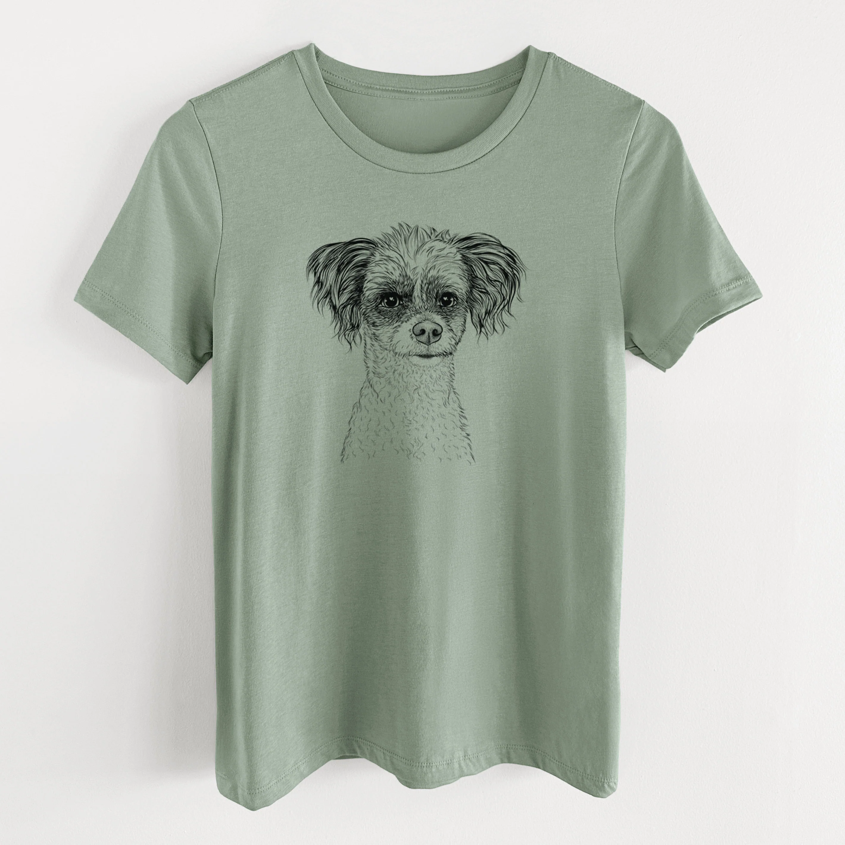 Bare Finley the Papillon Mix - Women's Lightweight Relaxed Fit 100% Cotton Crewneck - Image 11