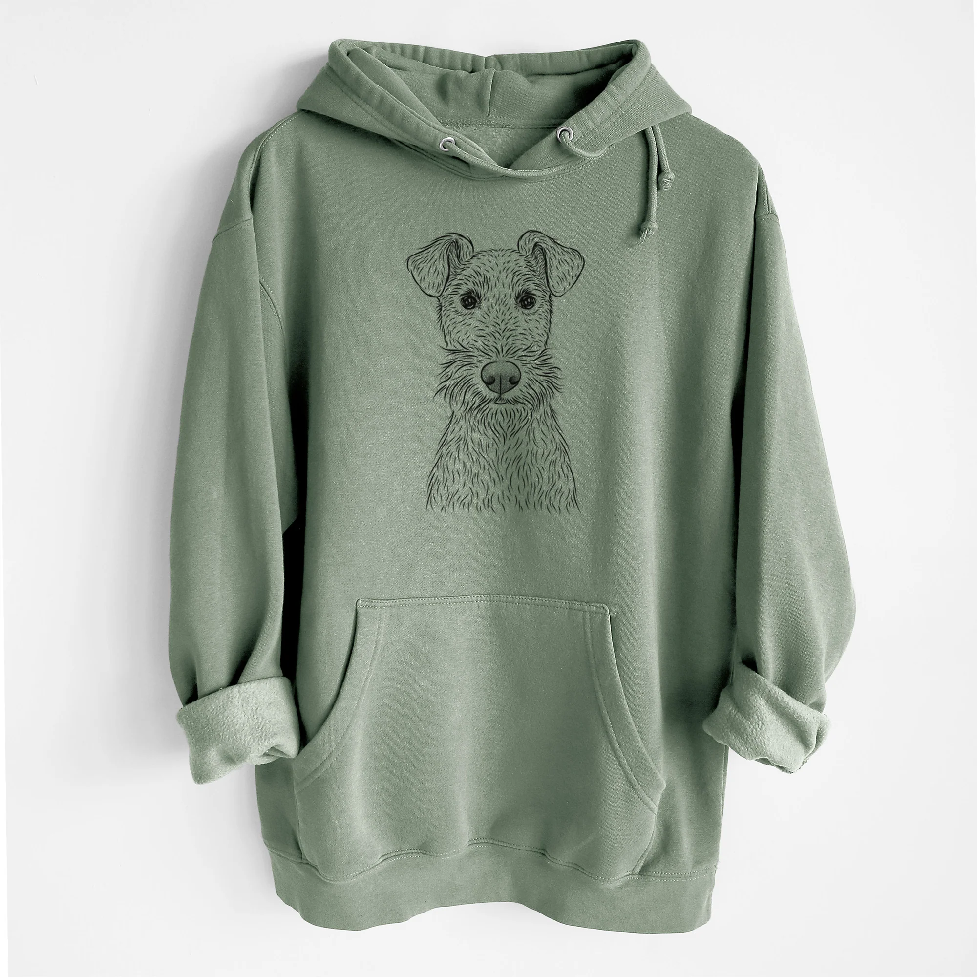 Fitz the Wire Fox Terrier- Heavyweight Fleece Hoodie - Image 11