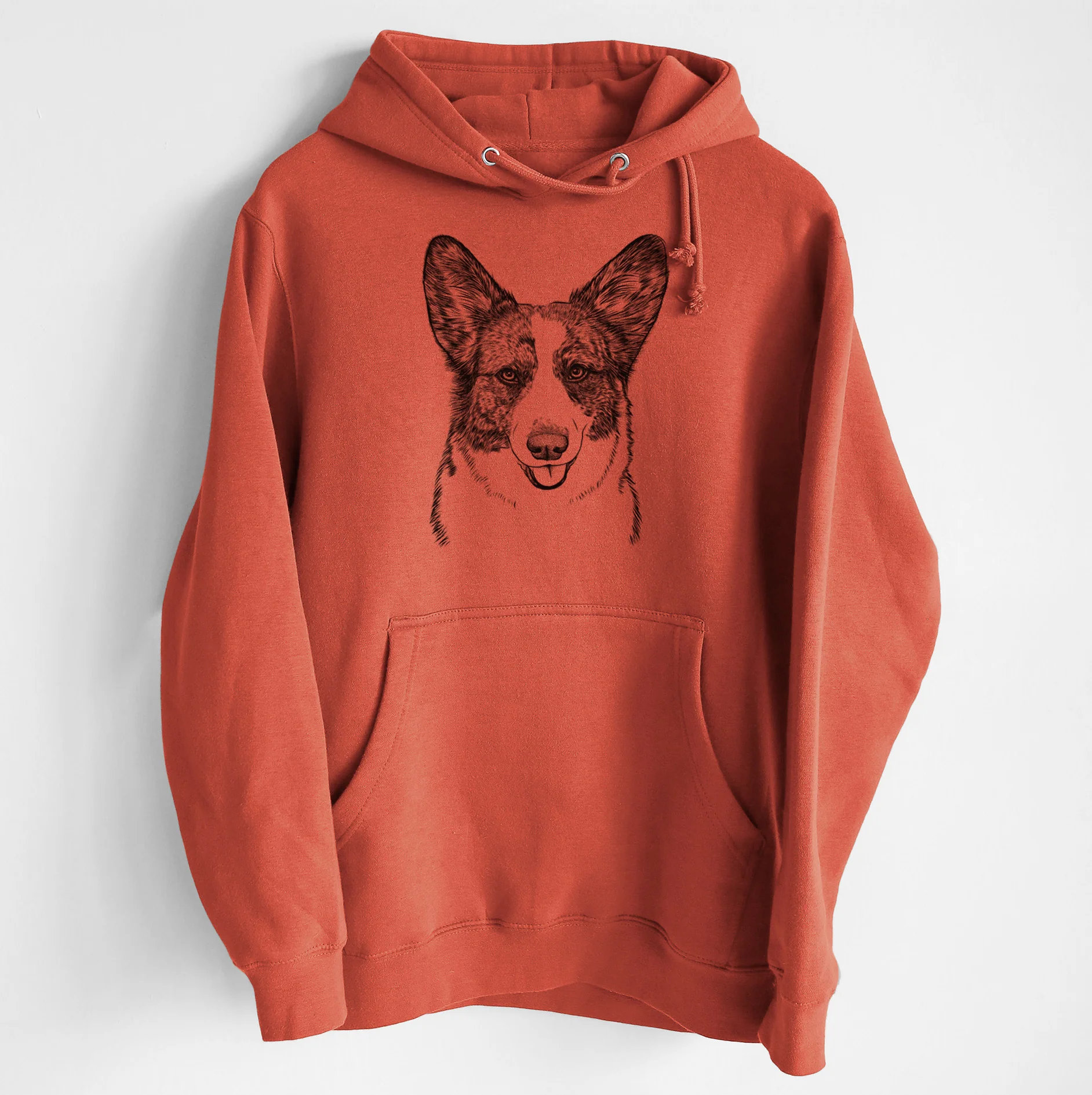 Gabby the Cardigan Welsh Corgi- Heavyweight Fleece Hoodie
