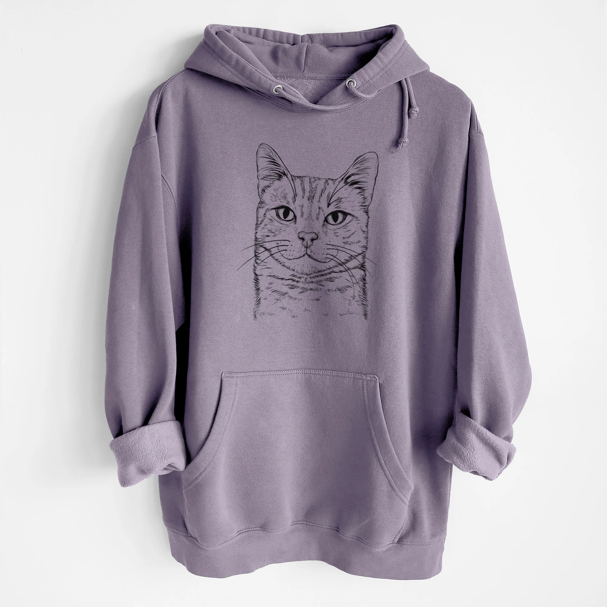Ginger Tom the Tabby Cat- Heavyweight Fleece Hoodie - Image 8