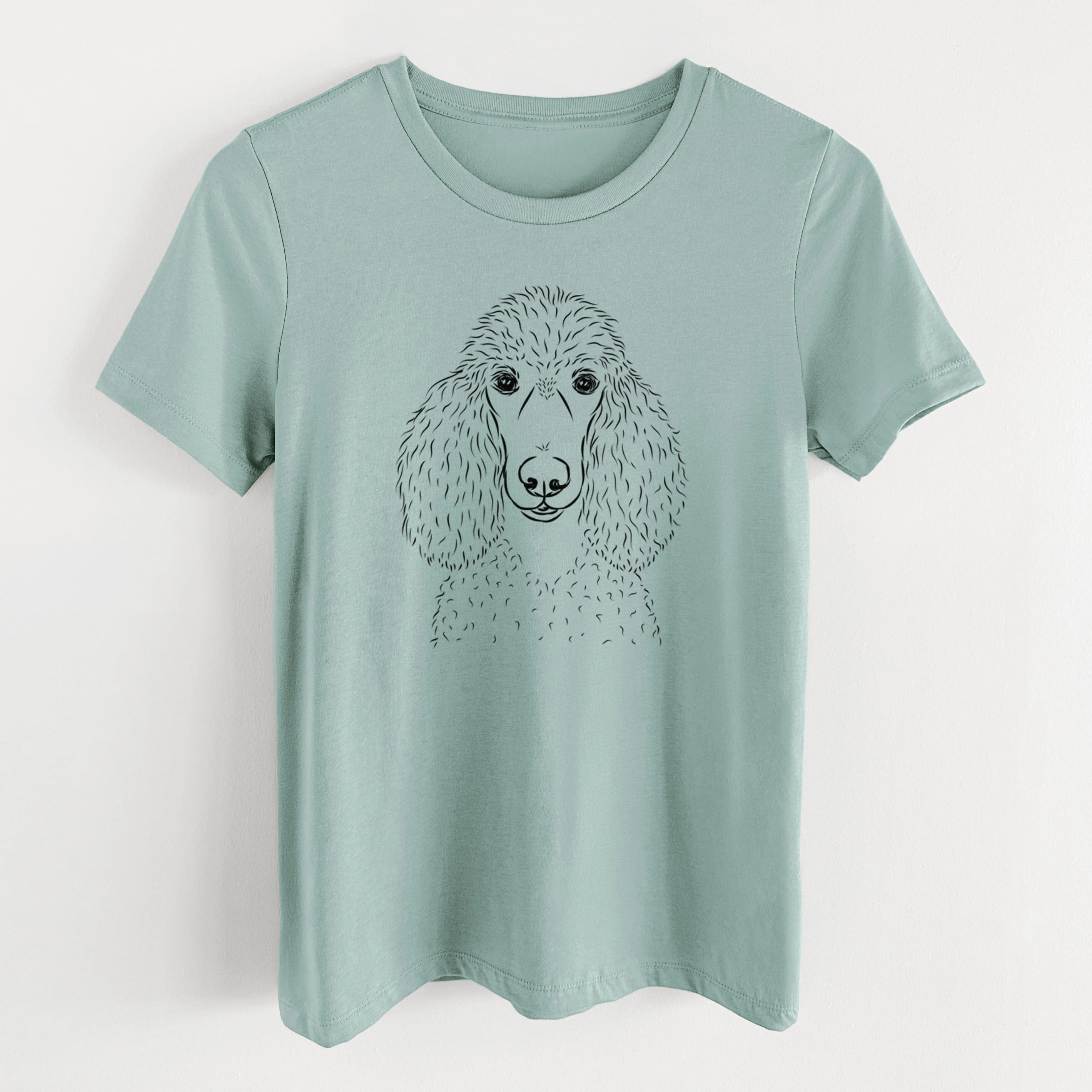 Bare Giovanni the Poodle - Women's Lightweight Relaxed Fit 100% Cotton Crewneck - Image 10