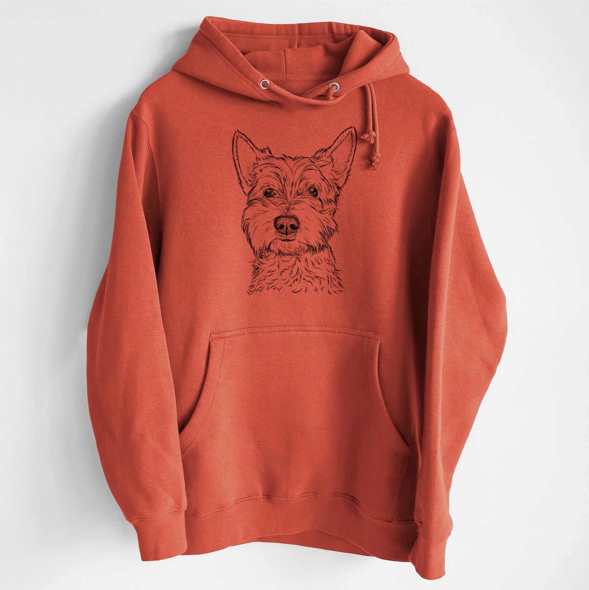Grizel the West Highland Terrier- Heavyweight Fleece Hoodie