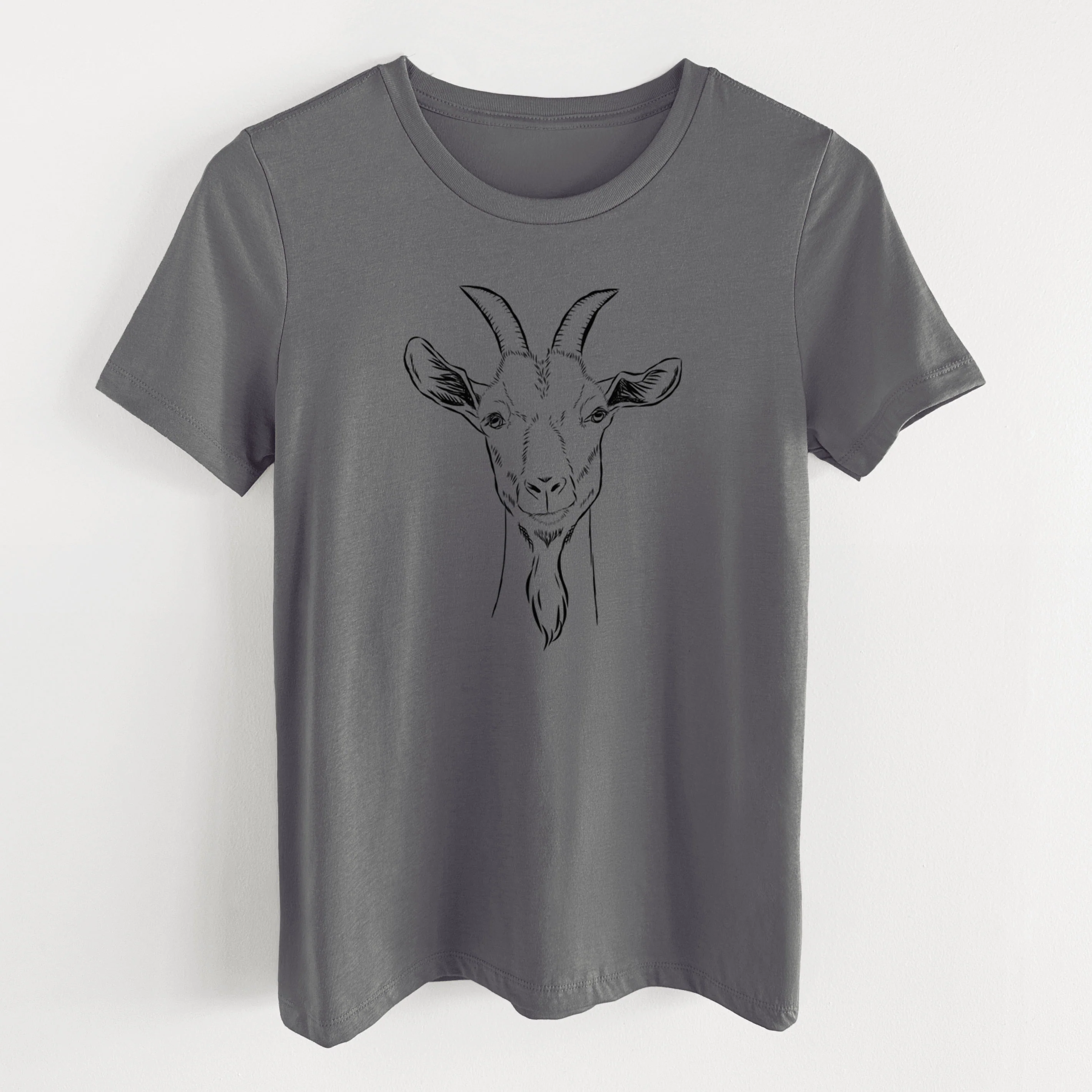 Bare Gunnar the Goat - Women's Lightweight Relaxed Fit 100% Cotton Crewneck - Image 16