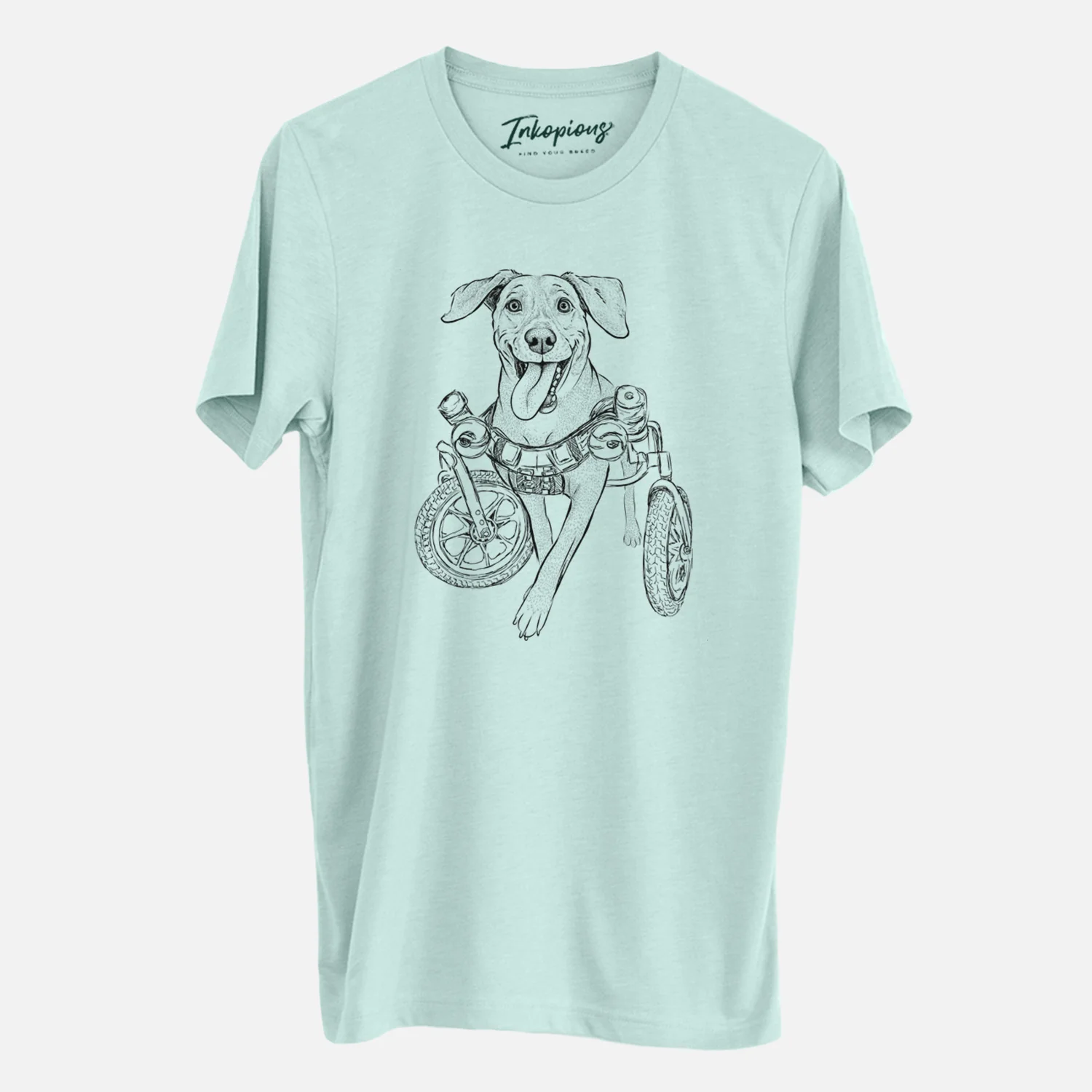 Bare Hannah the Pitbull Mix - Unisex Crewneck - Image 5