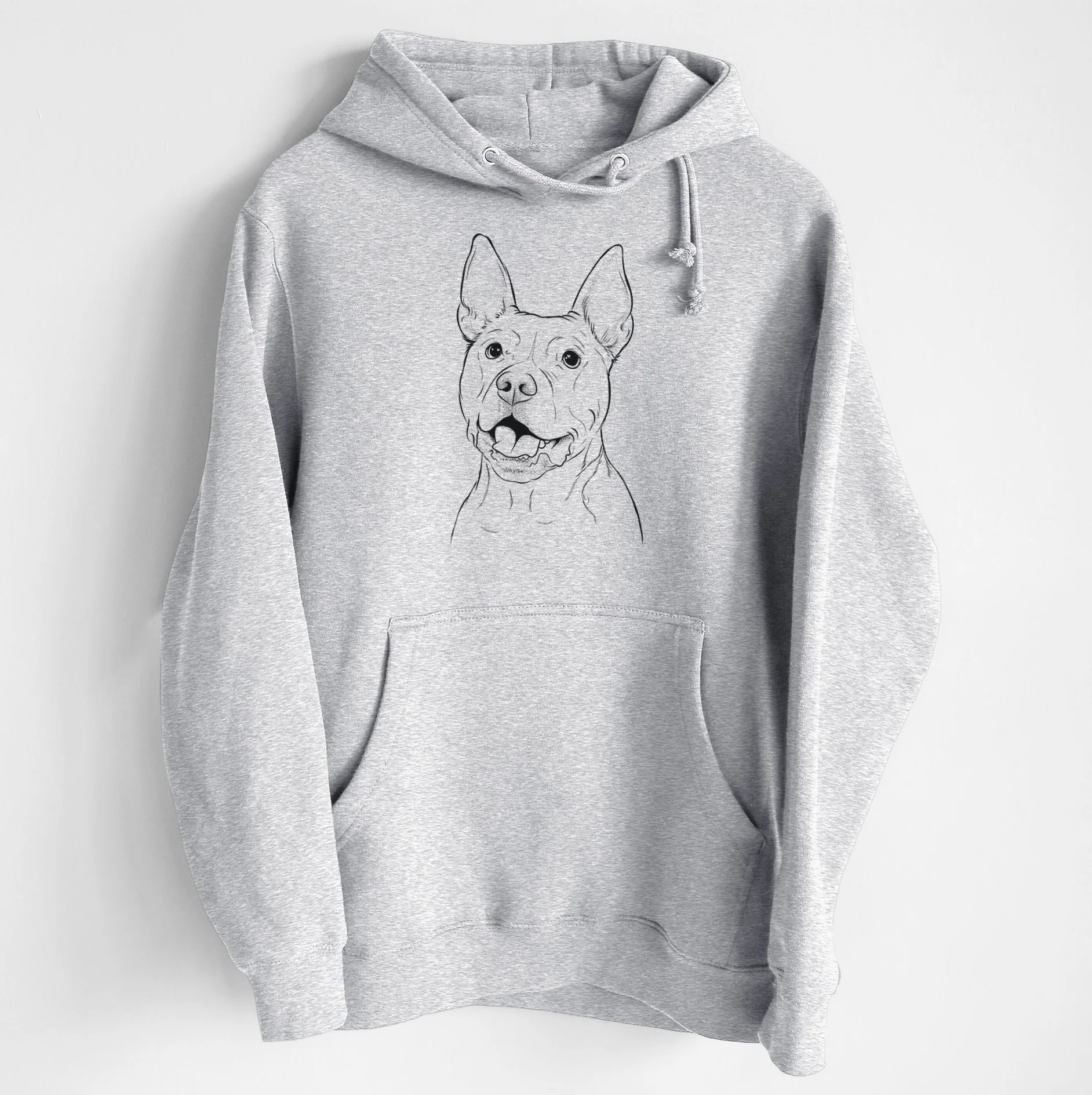 Harley the Pitbull- Heavyweight Fleece Hoodie - Image 6