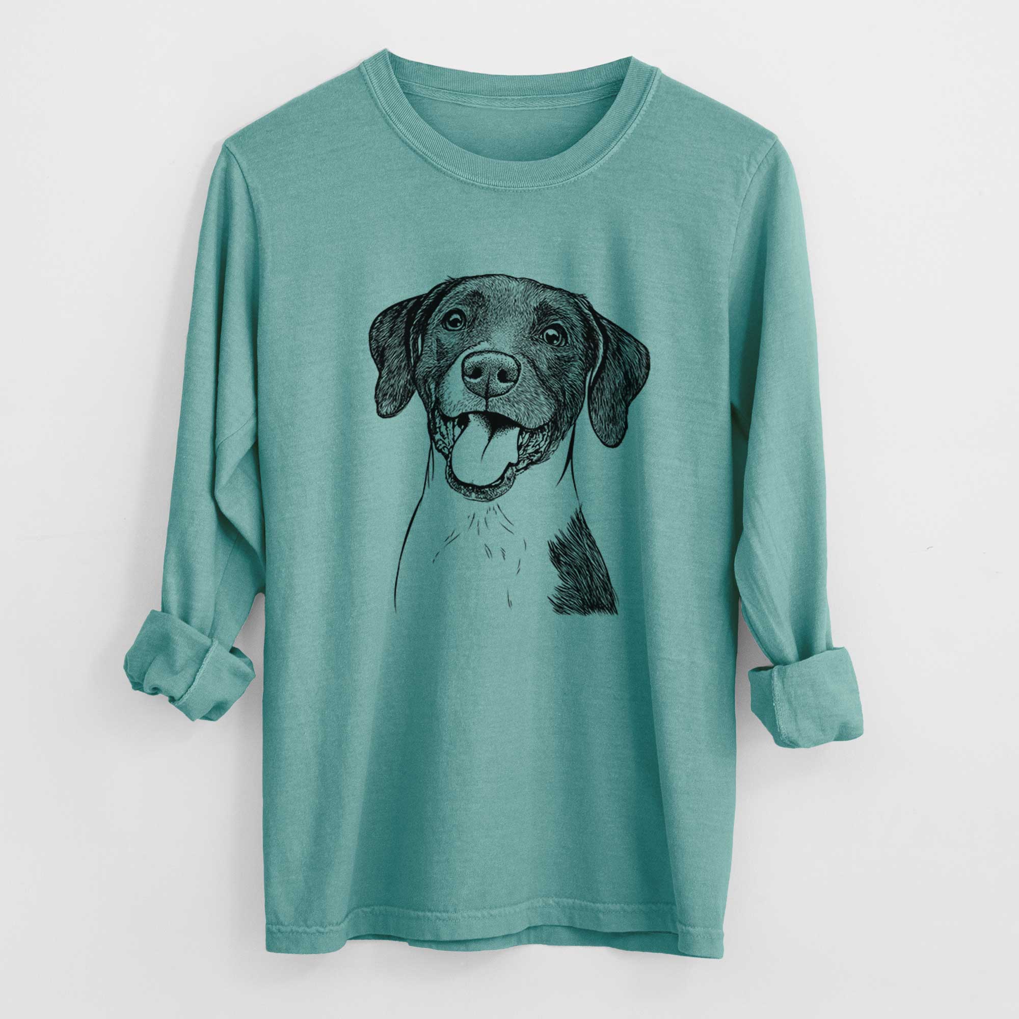 Bare Harper the Mixed Breed - Men's Heavyweight 100% Cotton Long Sleeve