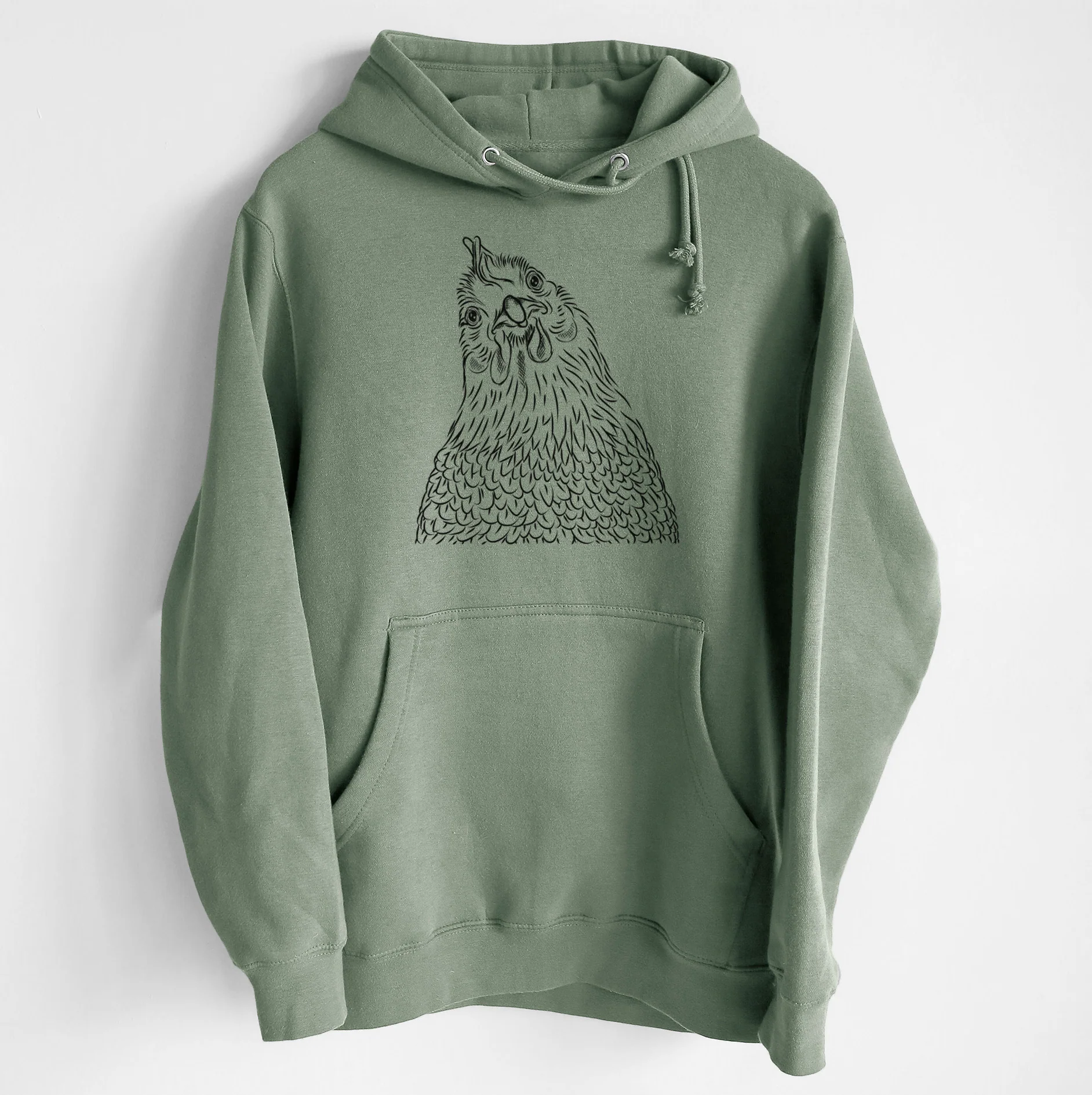 Henrietta the Chicken- Heavyweight Fleece Hoodie - Image 7