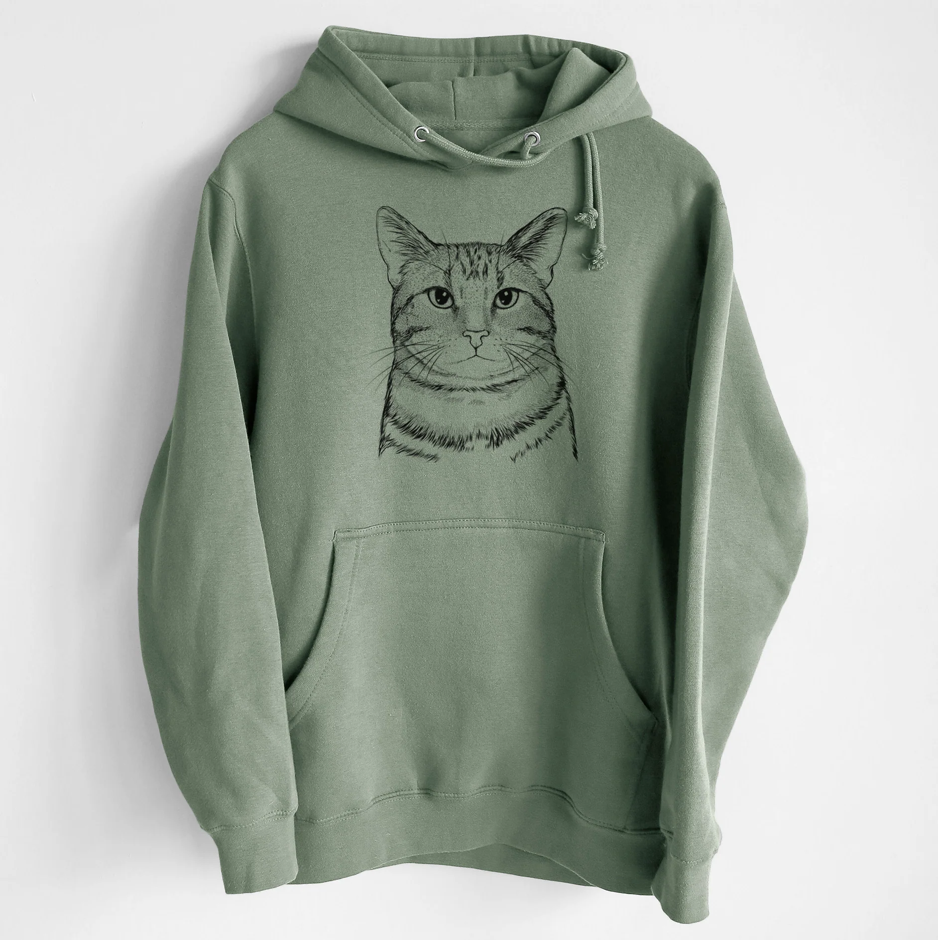 Henry the Bengal- Heavyweight Fleece Hoodie - Image 7