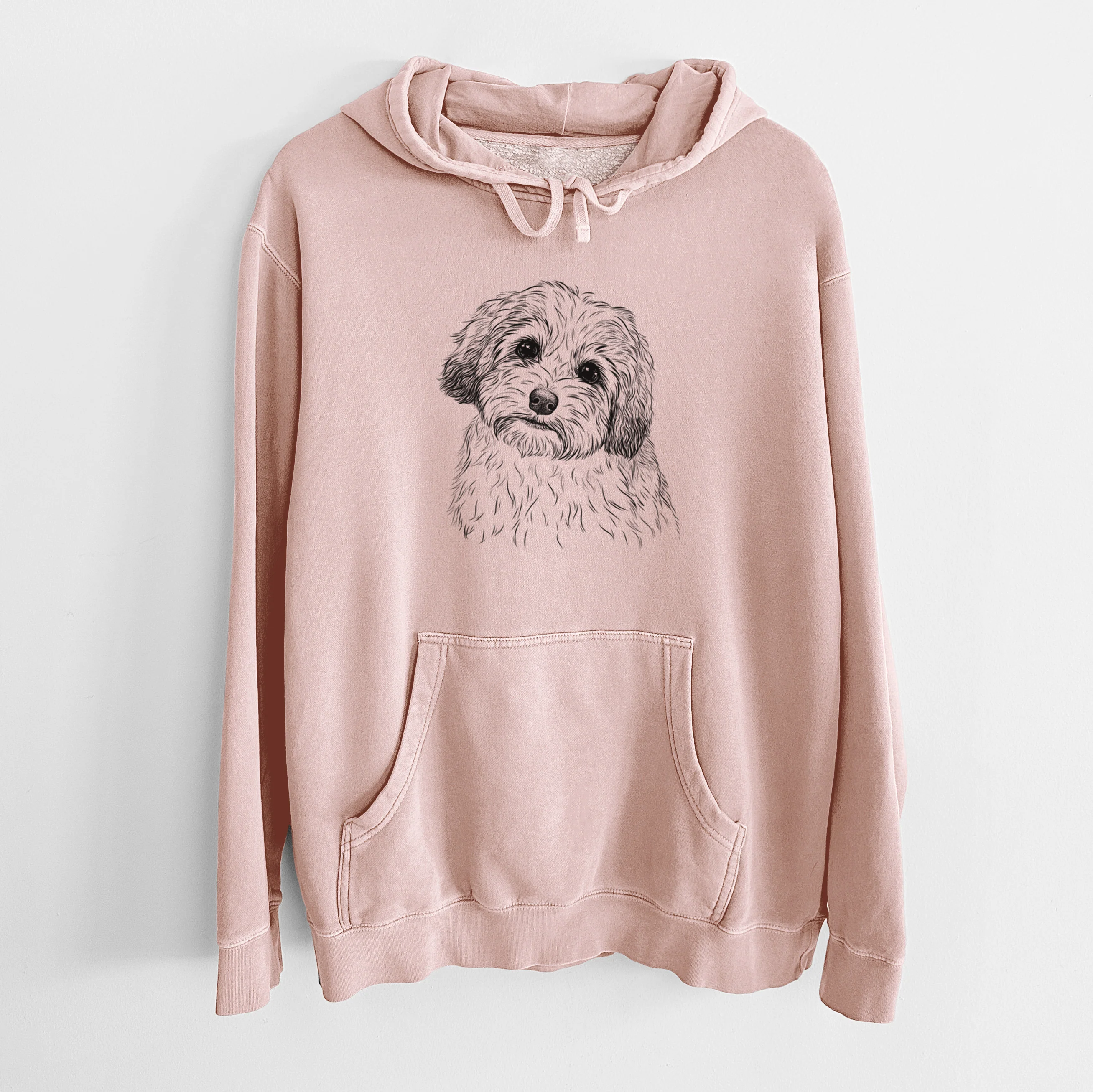 Bare Henry the Havanese - Unisex Pigment Dyed Hoodie - Image 6