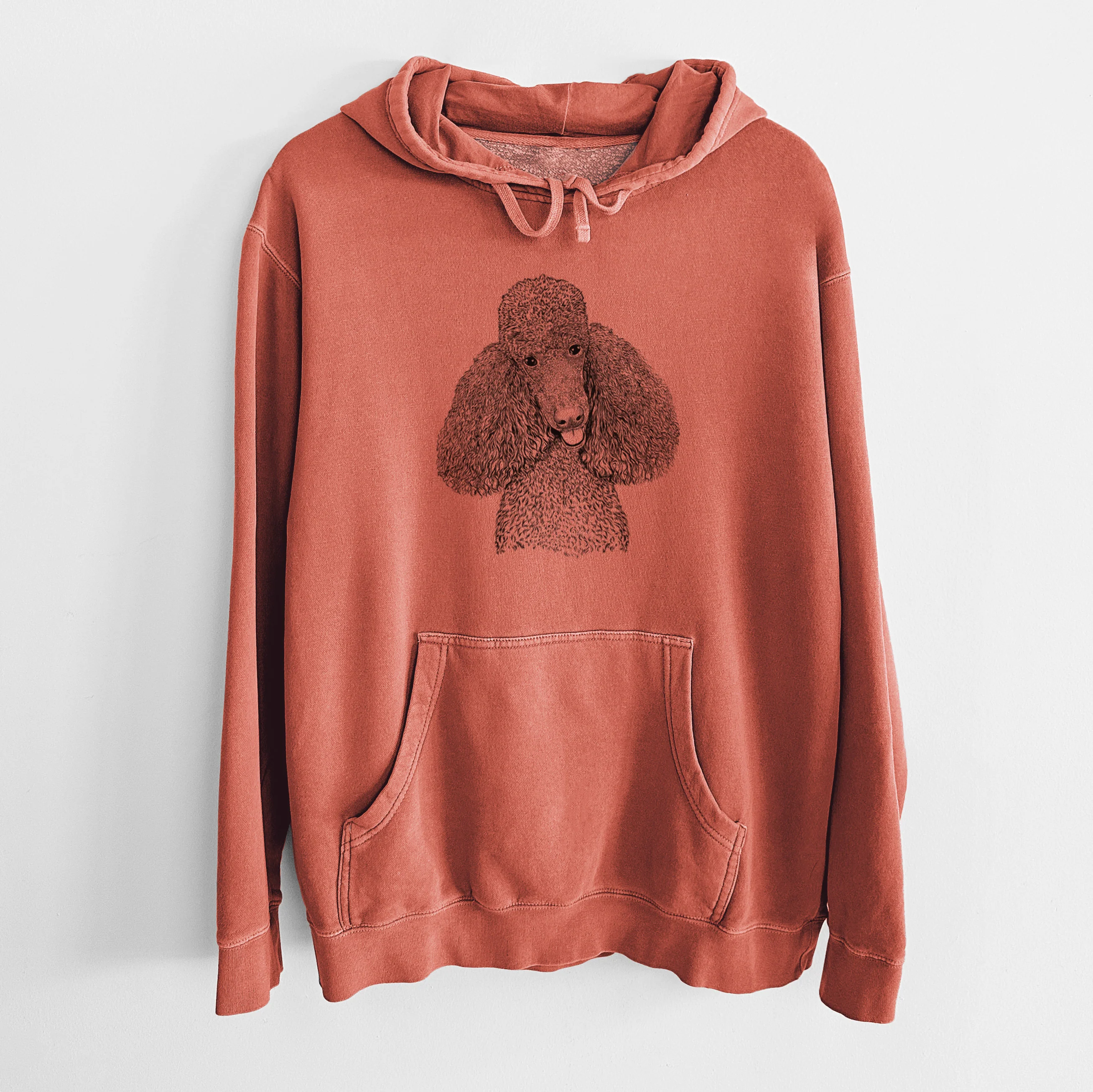 Bare Henry the Standard Poodle - Unisex Pigment Dyed Hoodie