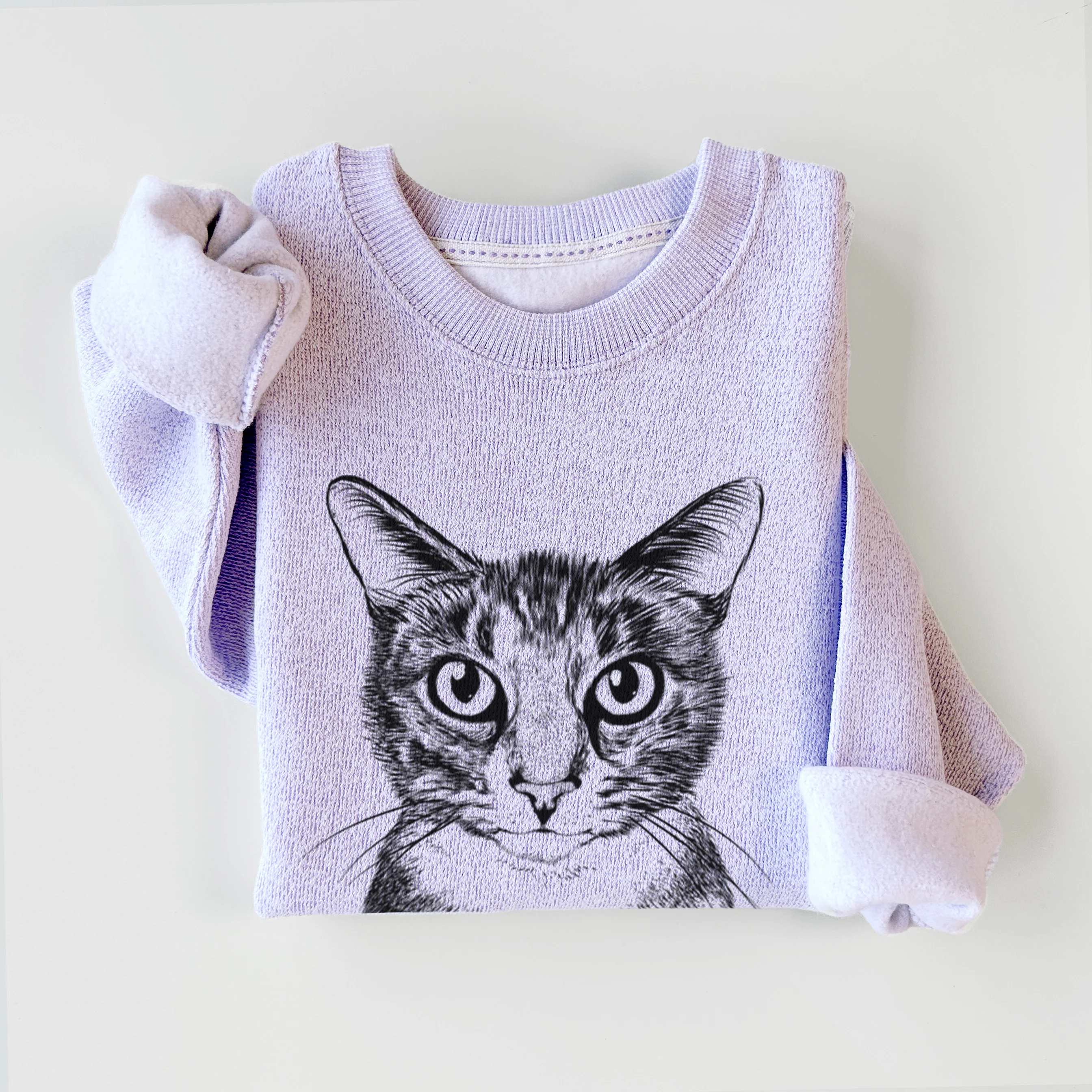 Hobbes the Tabby Cat - Knit Sweatshirt - Image 7