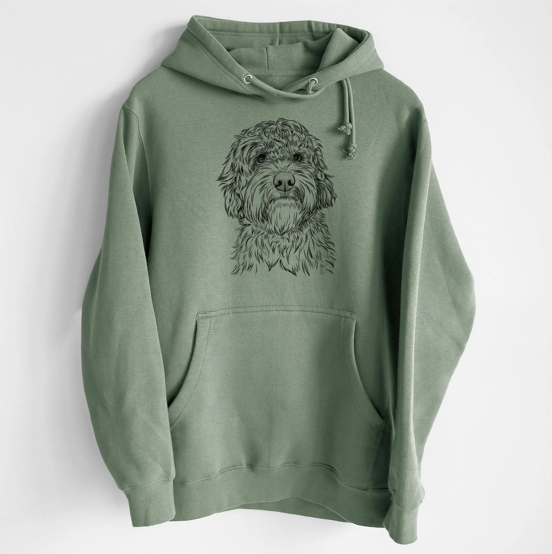 Huckleberry the Australian Labradoodle- Heavyweight Fleece Hoodie - Image 7