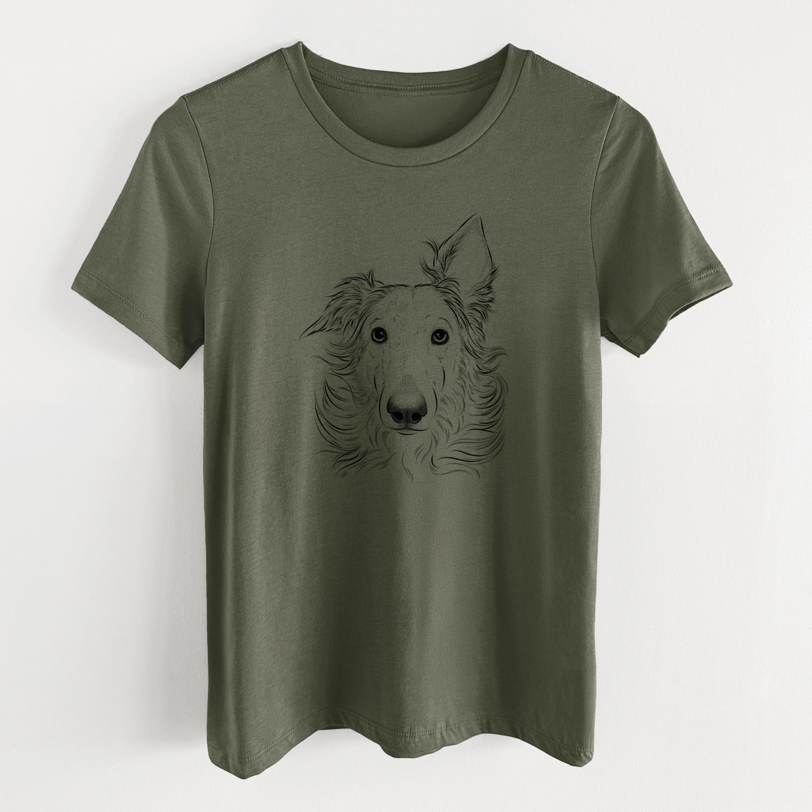 Bare Jasha the Borzoi - Women's Lightweight Relaxed Fit 100% Cotton Crewneck - Image 12