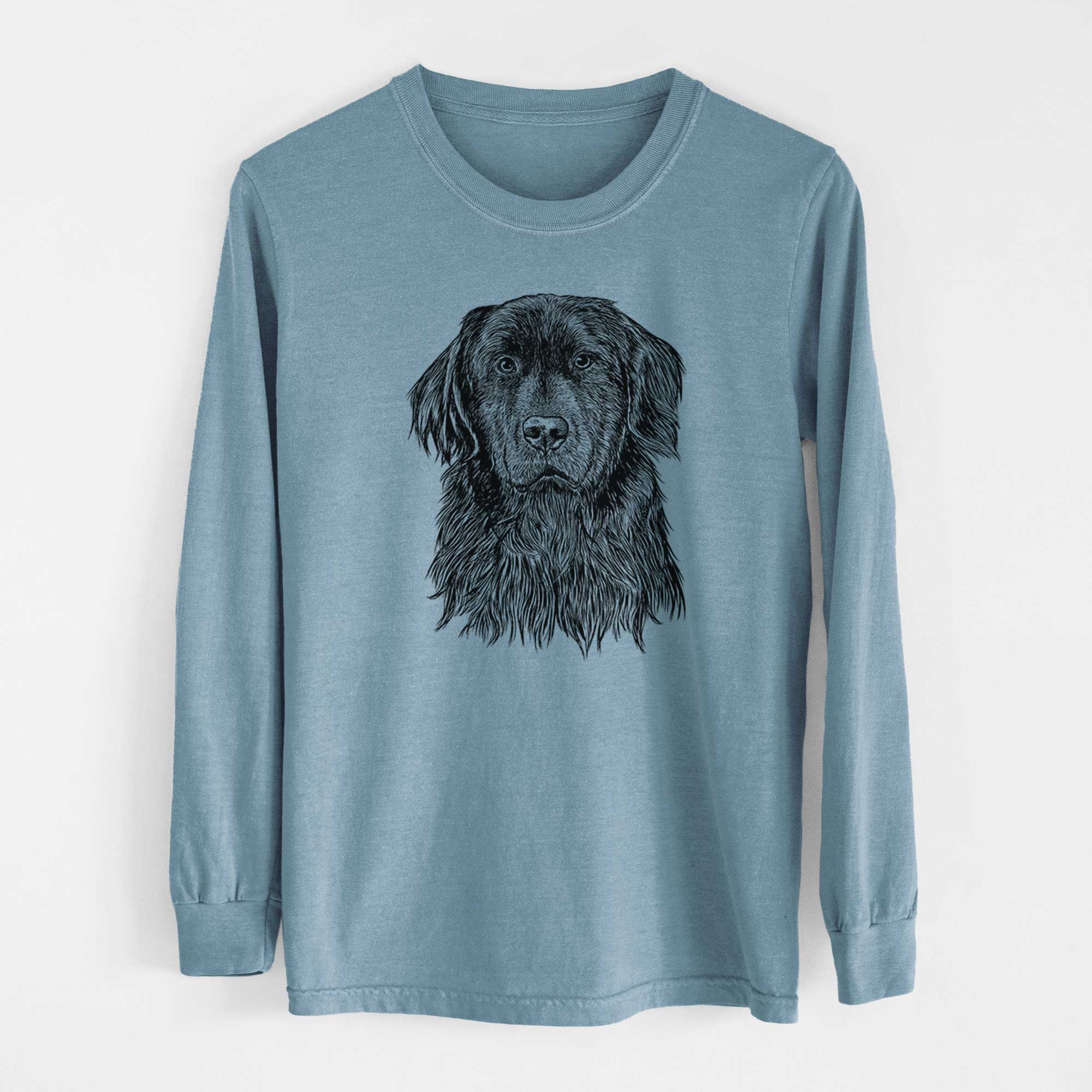 Bare Jinx the Newfoundland - Men's Heavyweight 100% Cotton Long Sleeve - Image 8