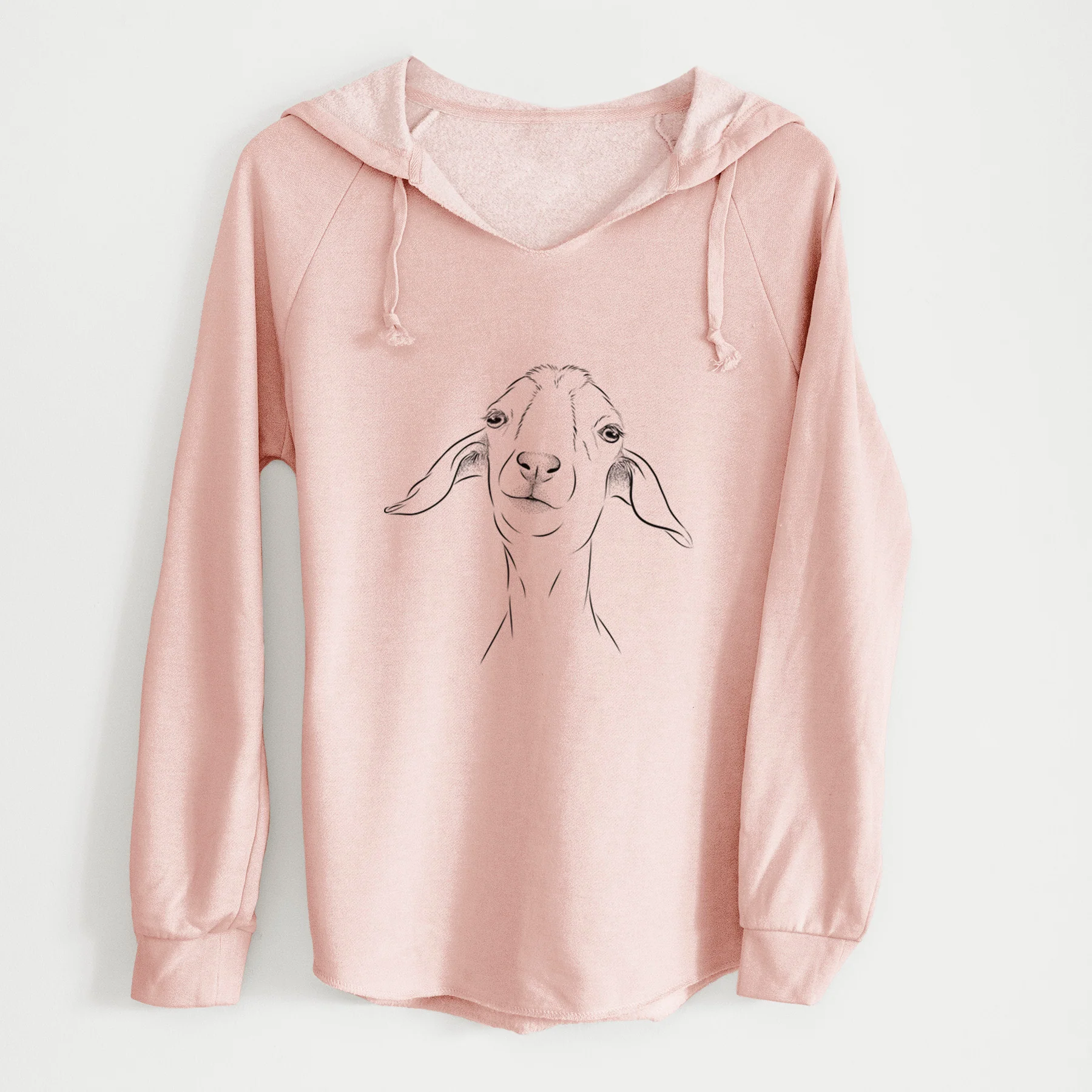 Bare Kara Dune the Spanish Boer Goat - Cali Wave Hooded Sweatshirt - Image 4