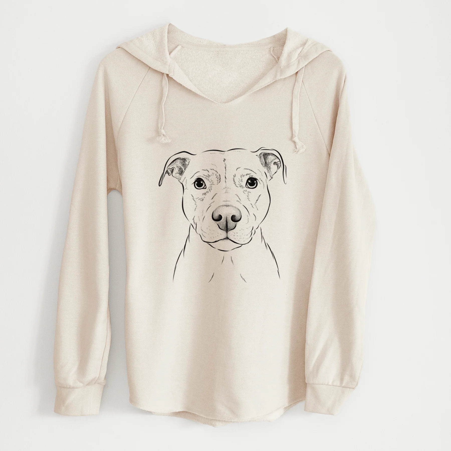 Bare Khaleesi the Pitbull - Cali Wave Hooded Sweatshirt - Image 7
