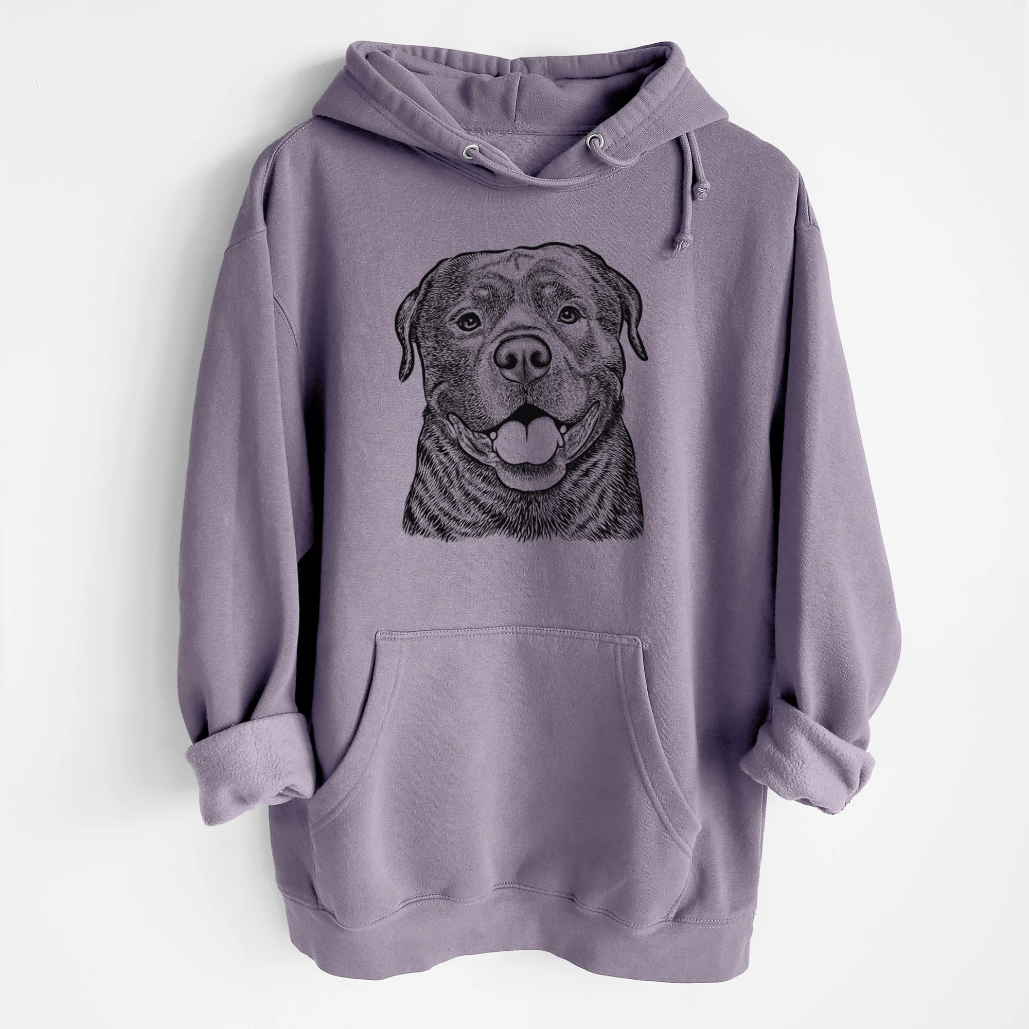 Kojak the Rottweiler- Heavyweight Fleece Hoodie - Image 8