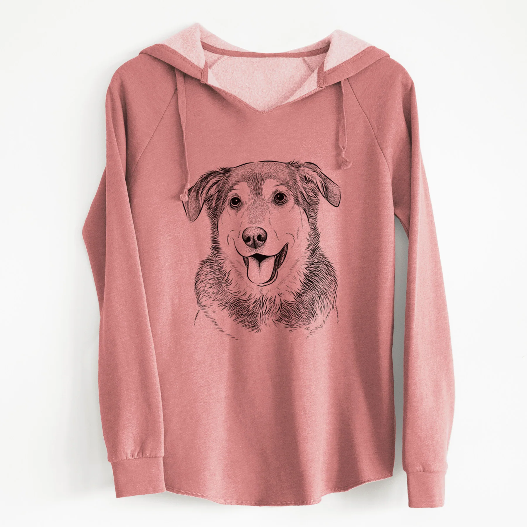 Bare Lance the Lab/Shepherd Mix - Cali Wave Hooded Sweatshirt - Image 5