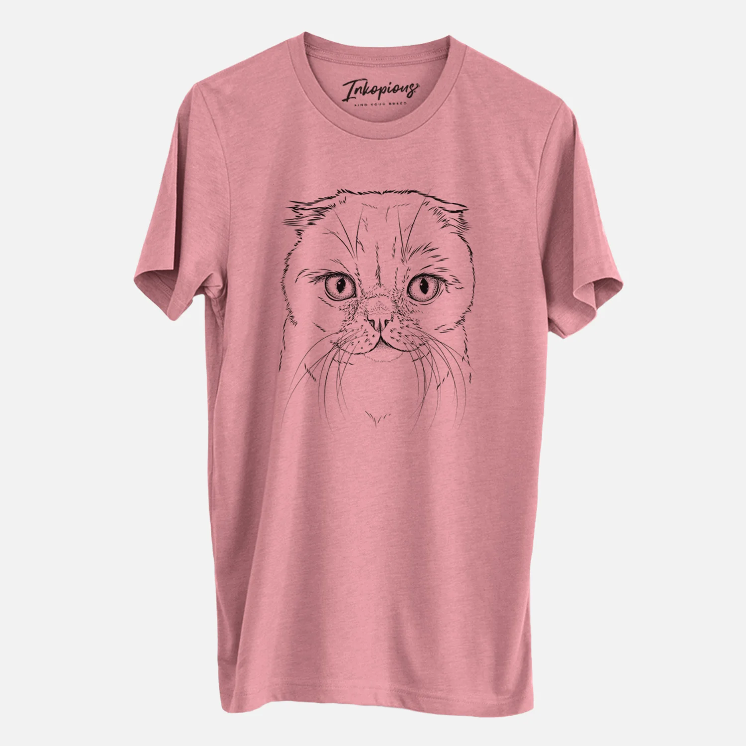 Bare Lina the Exotic Fold Cat - Unisex Crewneck - Image 6