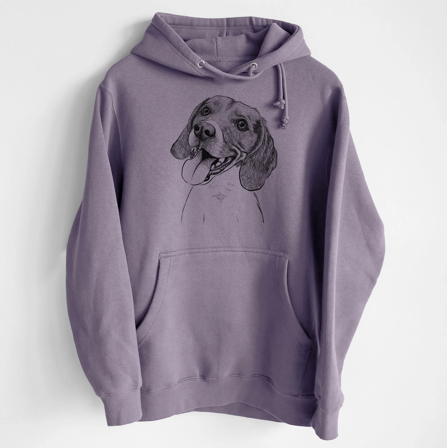Little Bandit the Beagle- Heavyweight Fleece Hoodie - Image 5