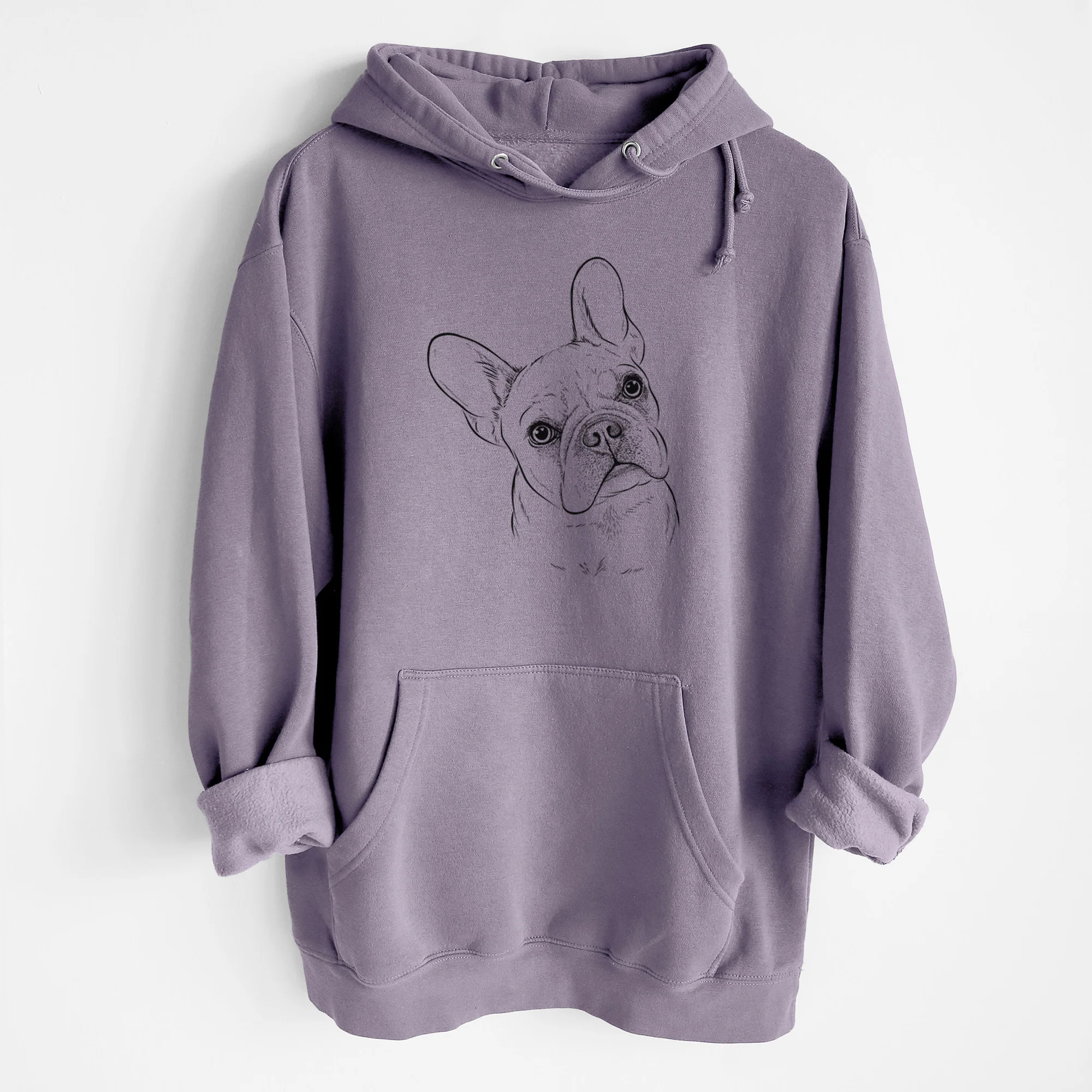 Loki the French Bulldog- Heavyweight Fleece Hoodie - Image 8