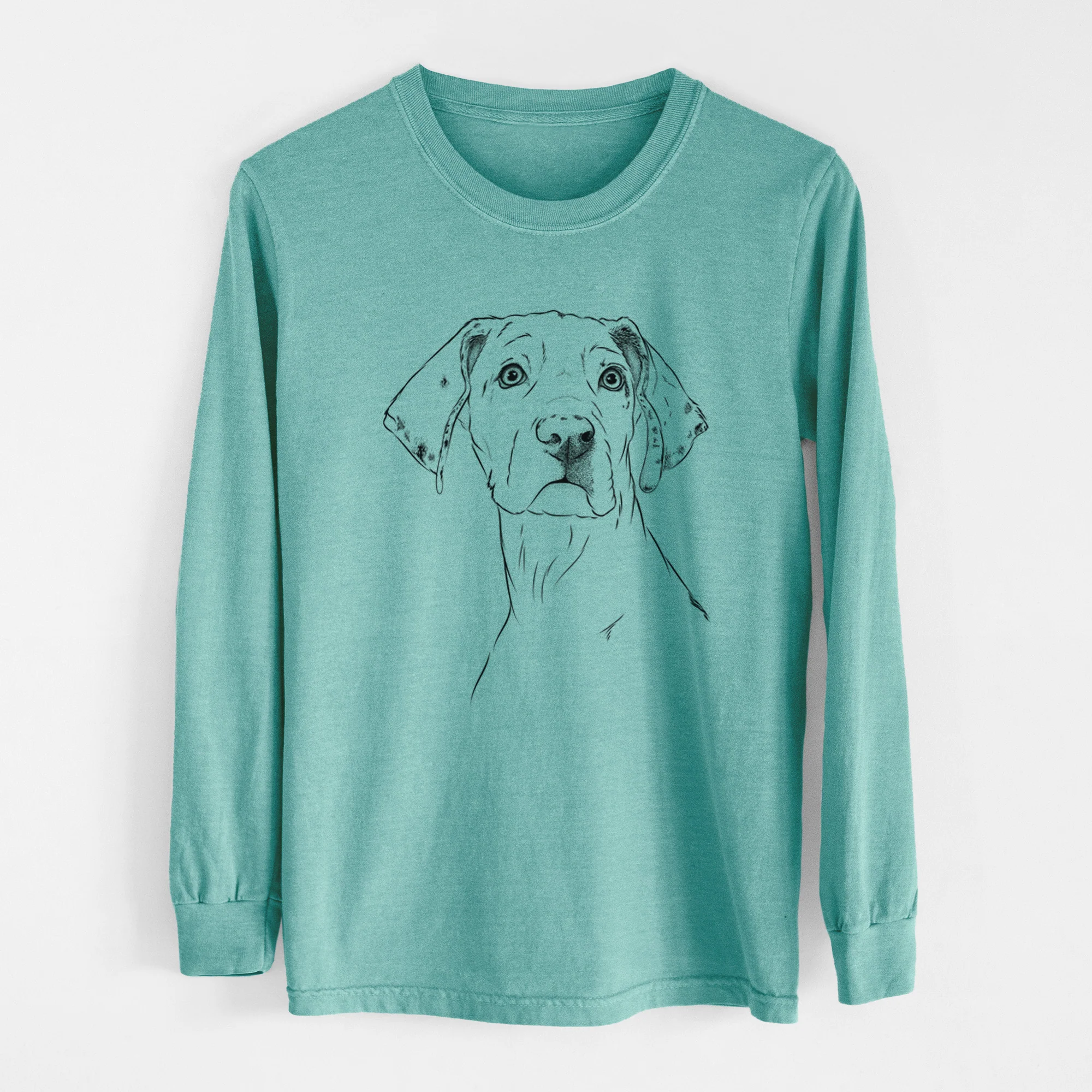 Bare Lumen the Special Needs Great Dane - Heavyweight 100% Cotton Long Sleeve