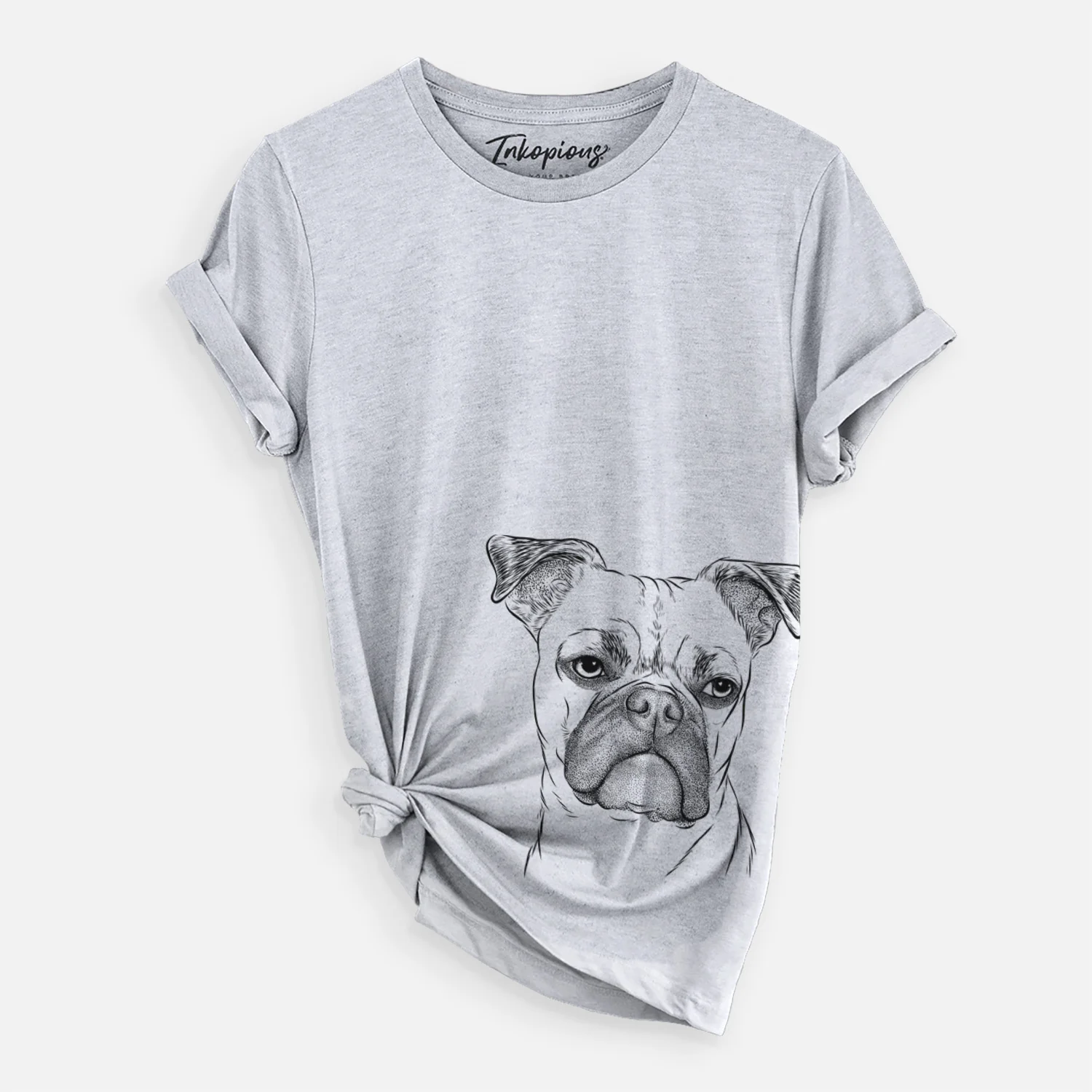 Bare Mack the Bugg (Boston Terrier/Pug) - Unisex Crewneck - Image 10