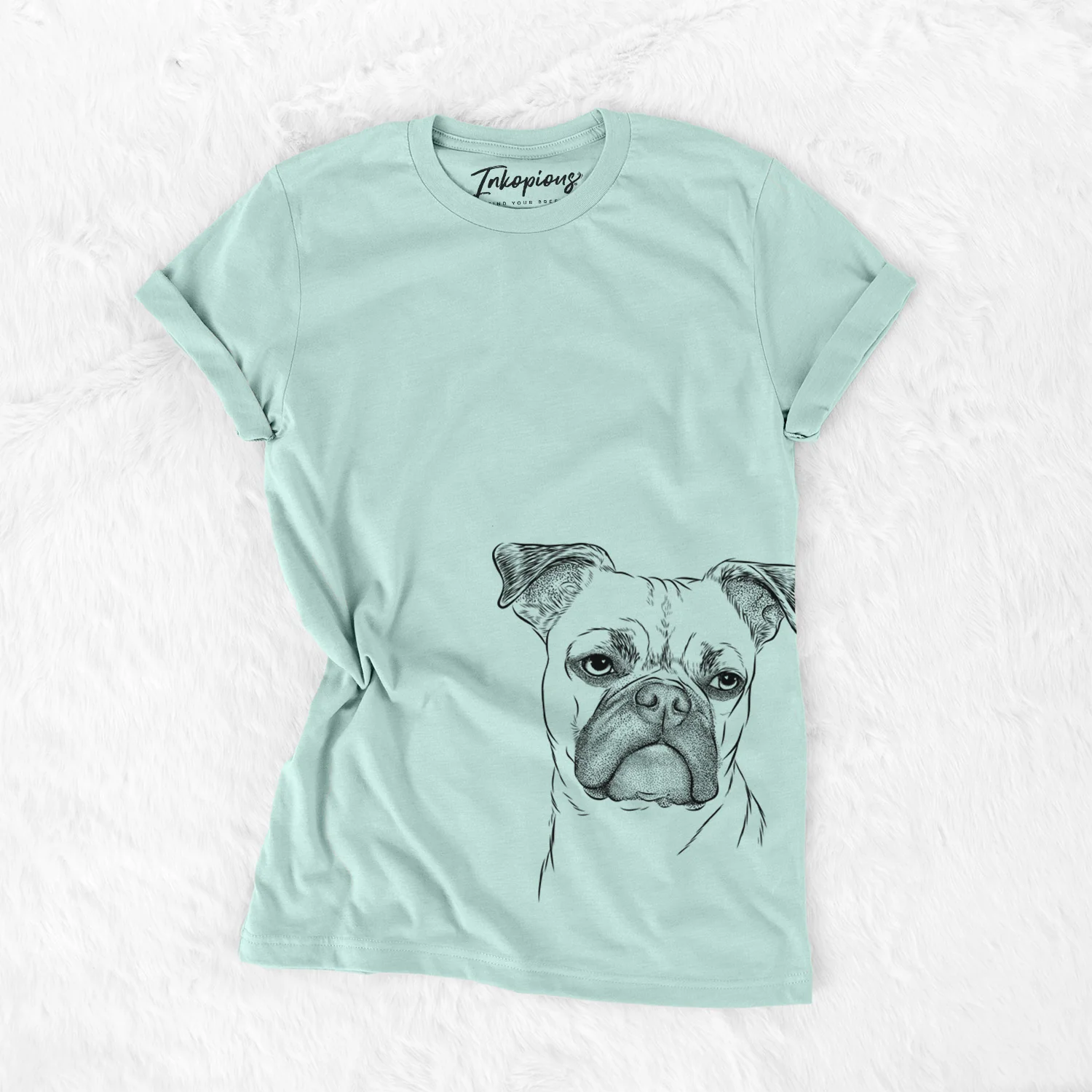 Bare Mack the Bugg (Boston Terrier/Pug) - Unisex Crewneck - Image 13
