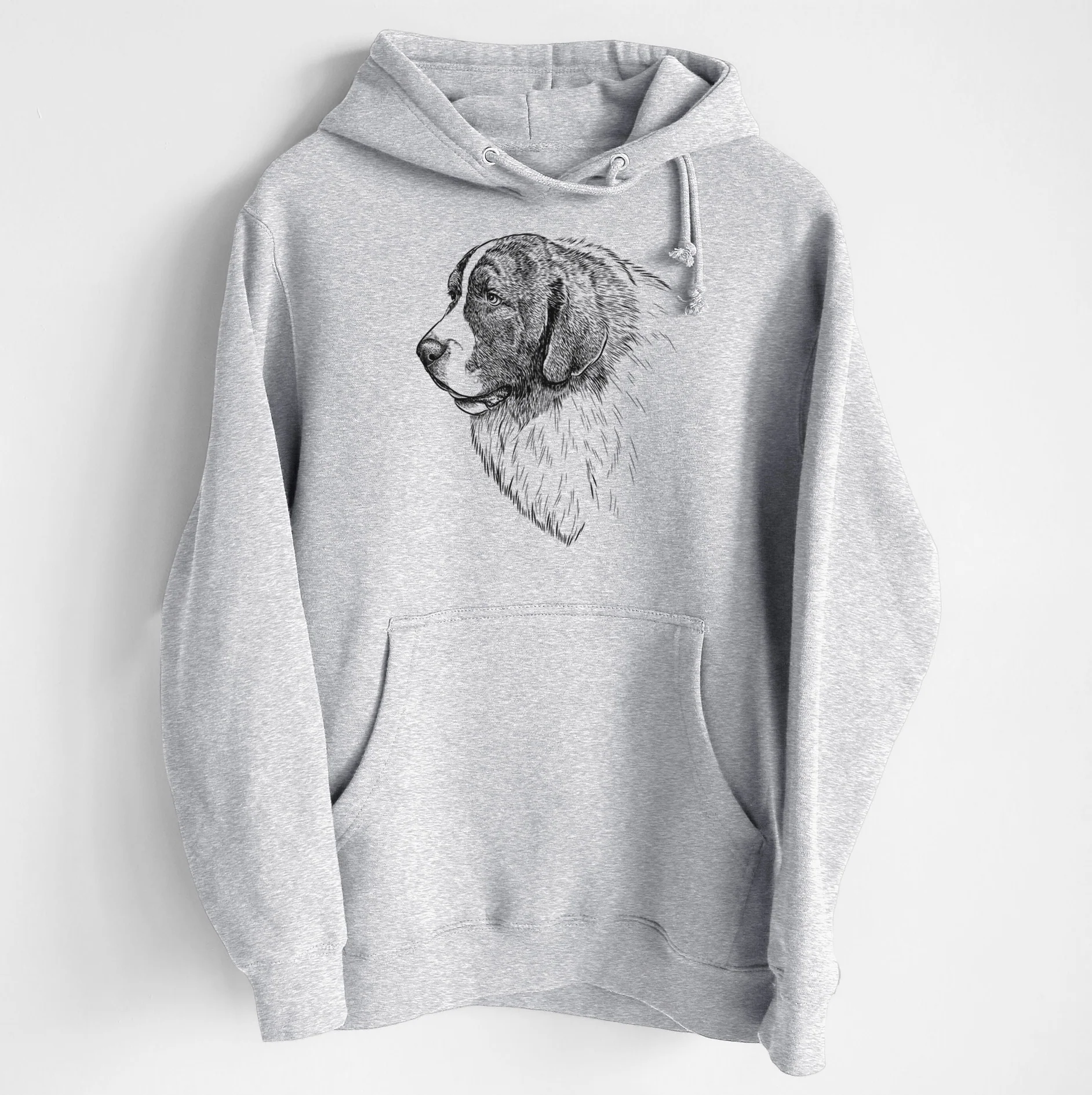 Magnus the Pyrenean Mastiff- Heavyweight Fleece Hoodie - Image 6