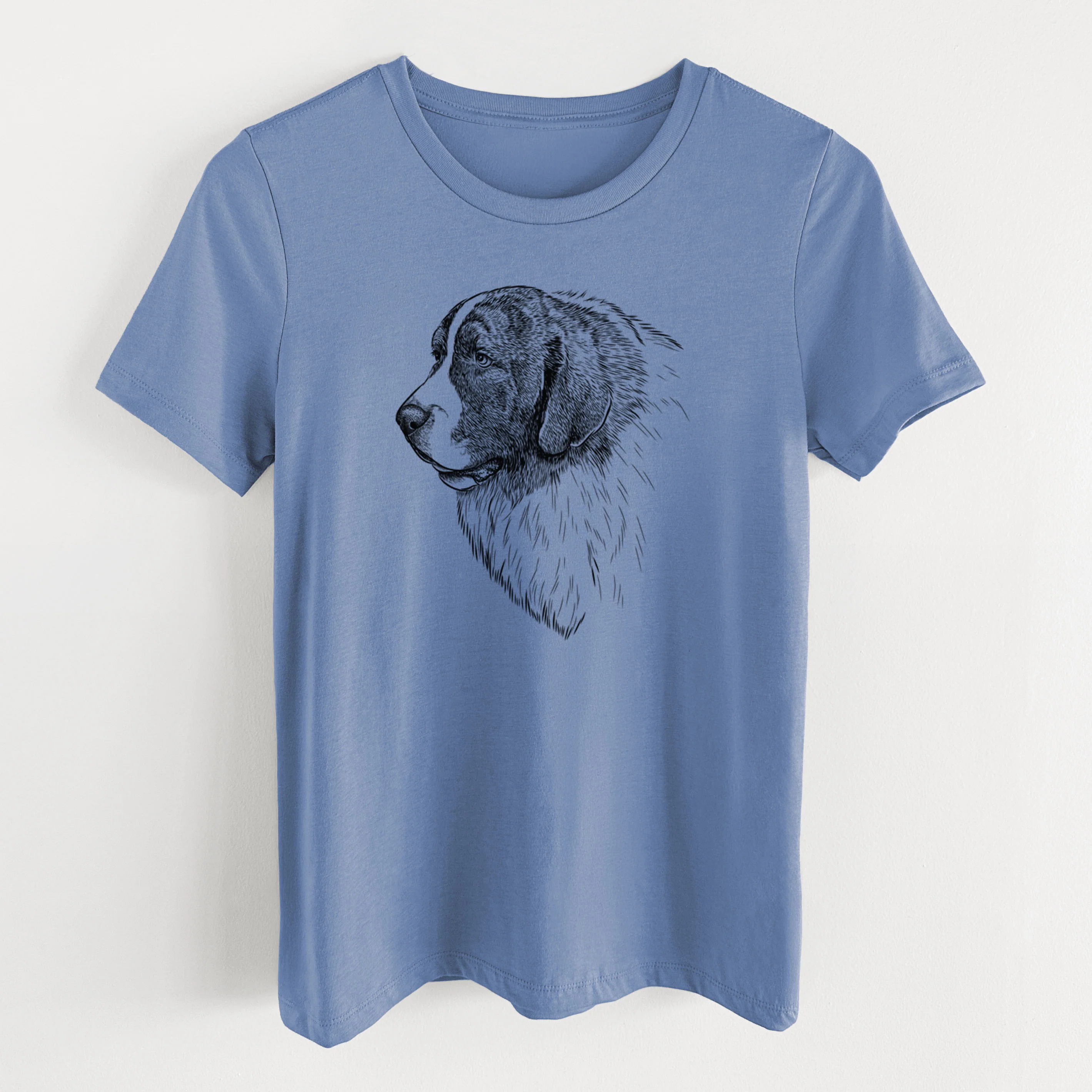 Bare Magnus the Pyrenean Mastiff - Women's Lightweight Relaxed Fit 100% Cotton Crewneck - Image 8
