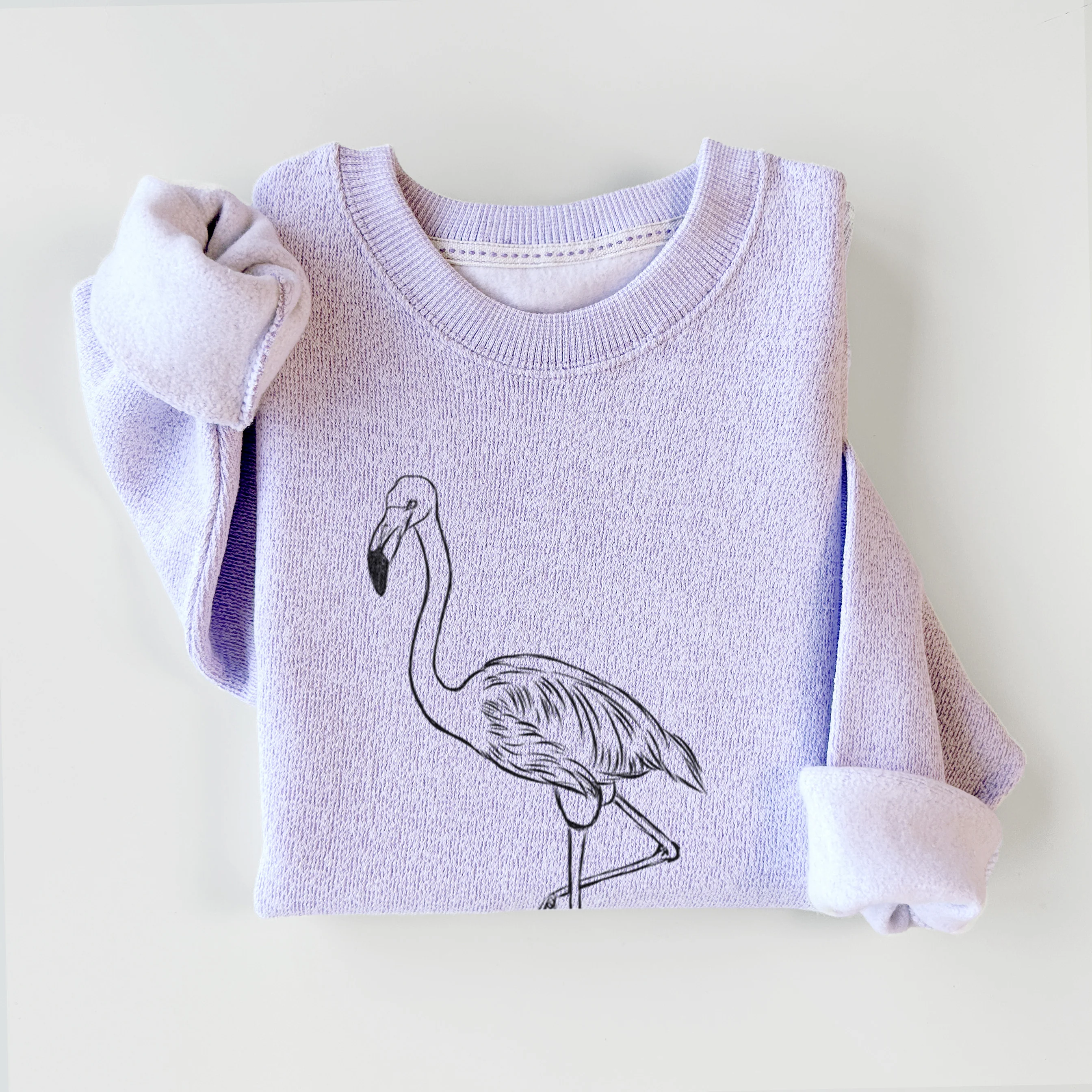Mango the Flamingo - Knit Sweatshirt - Image 7