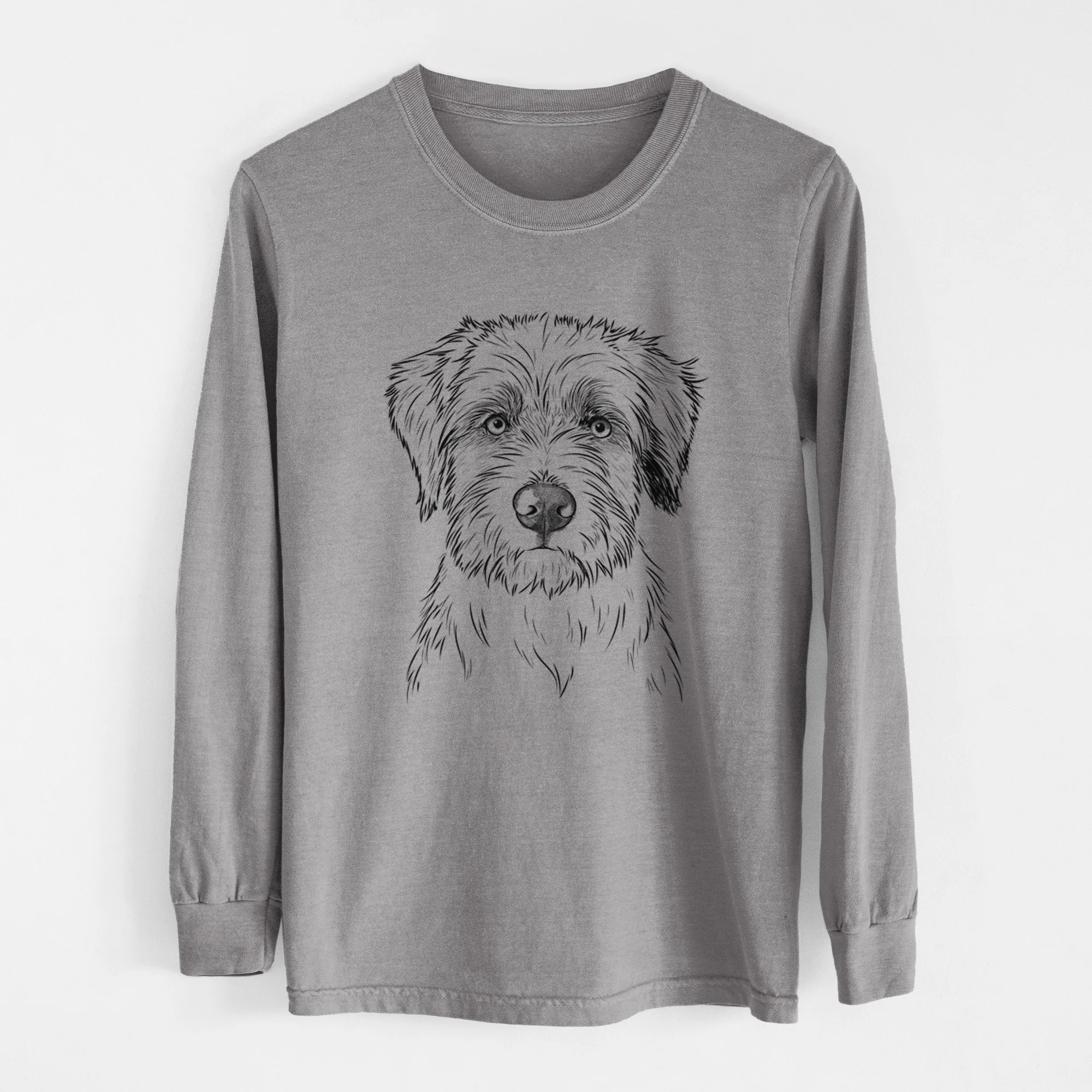 Bare Marek the Bernedoodle - Heavyweight 100% Cotton Long Sleeve - Image 7