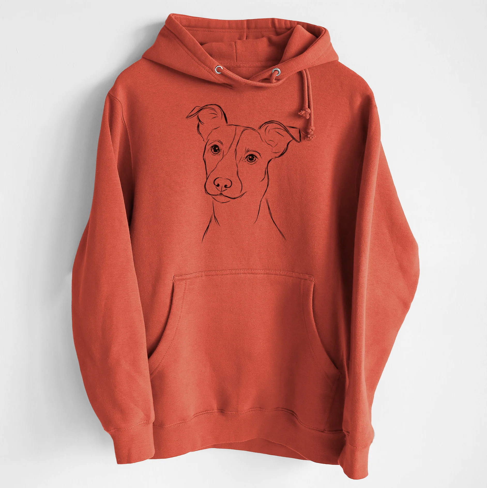 Max the Jack Russell Terrier- Heavyweight Fleece Hoodie