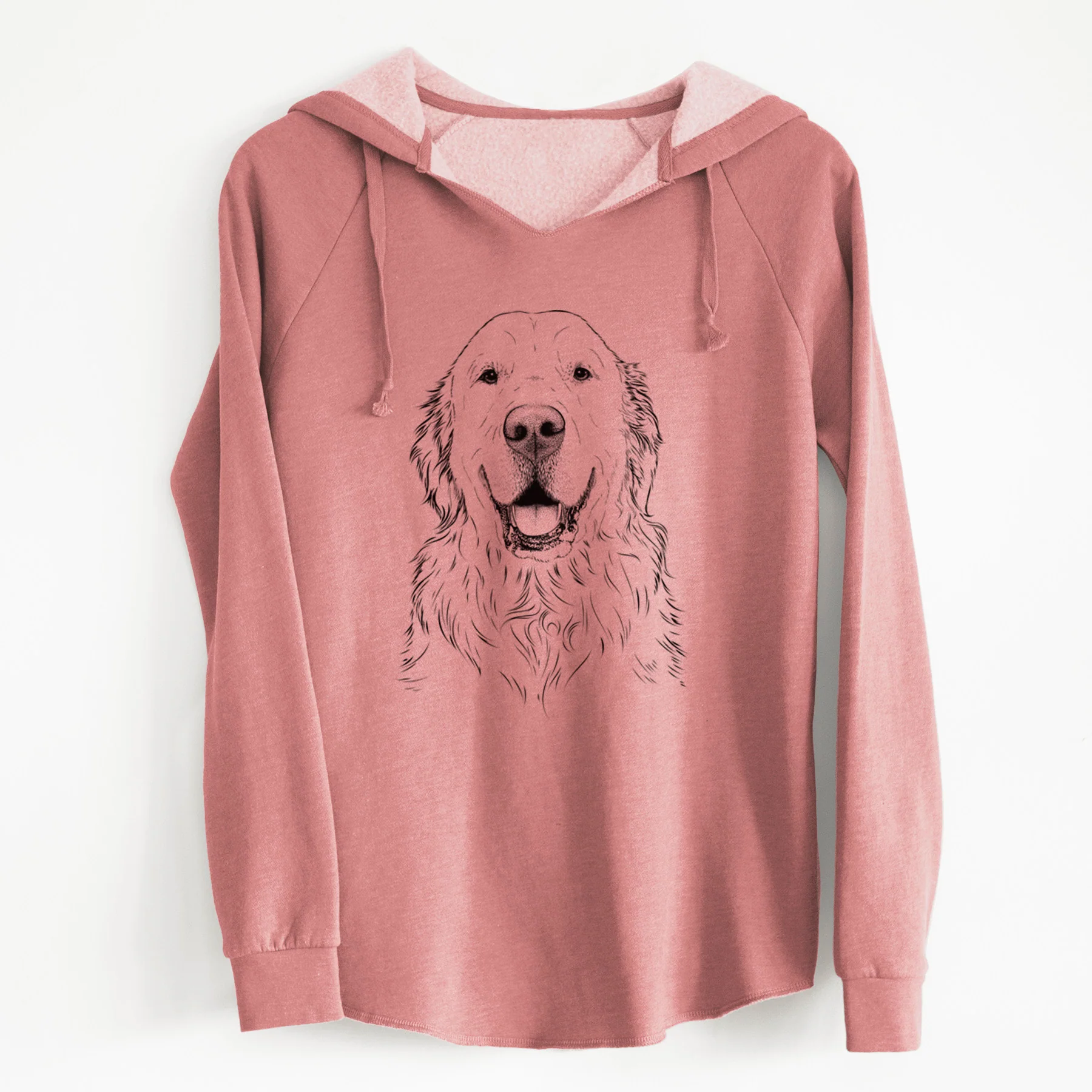 Bare Maximus the Golden Retriever - Cali Wave Hooded Sweatshirt - Image 5