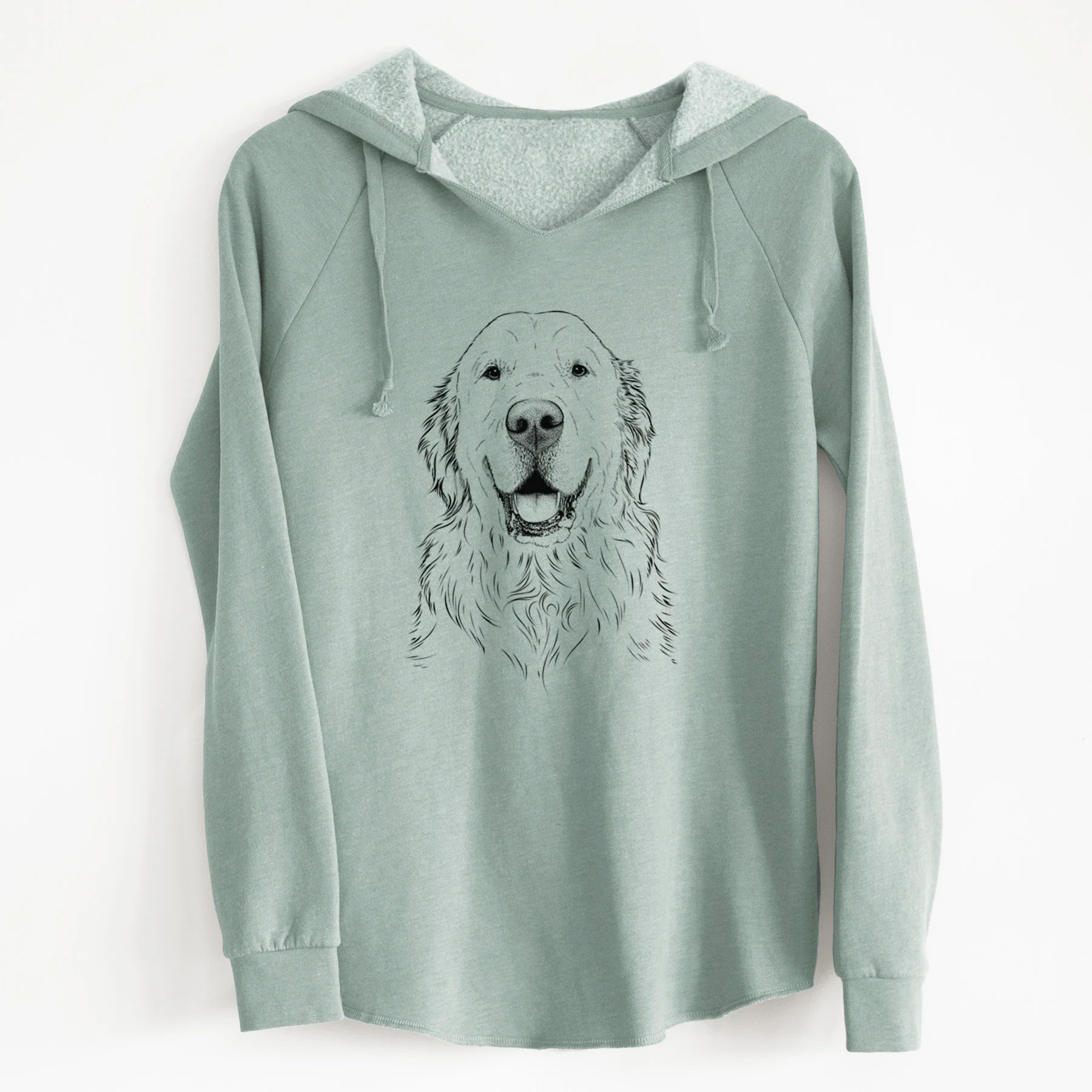 Bare Maximus the Golden Retriever - Cali Wave Hooded Sweatshirt - Image 6