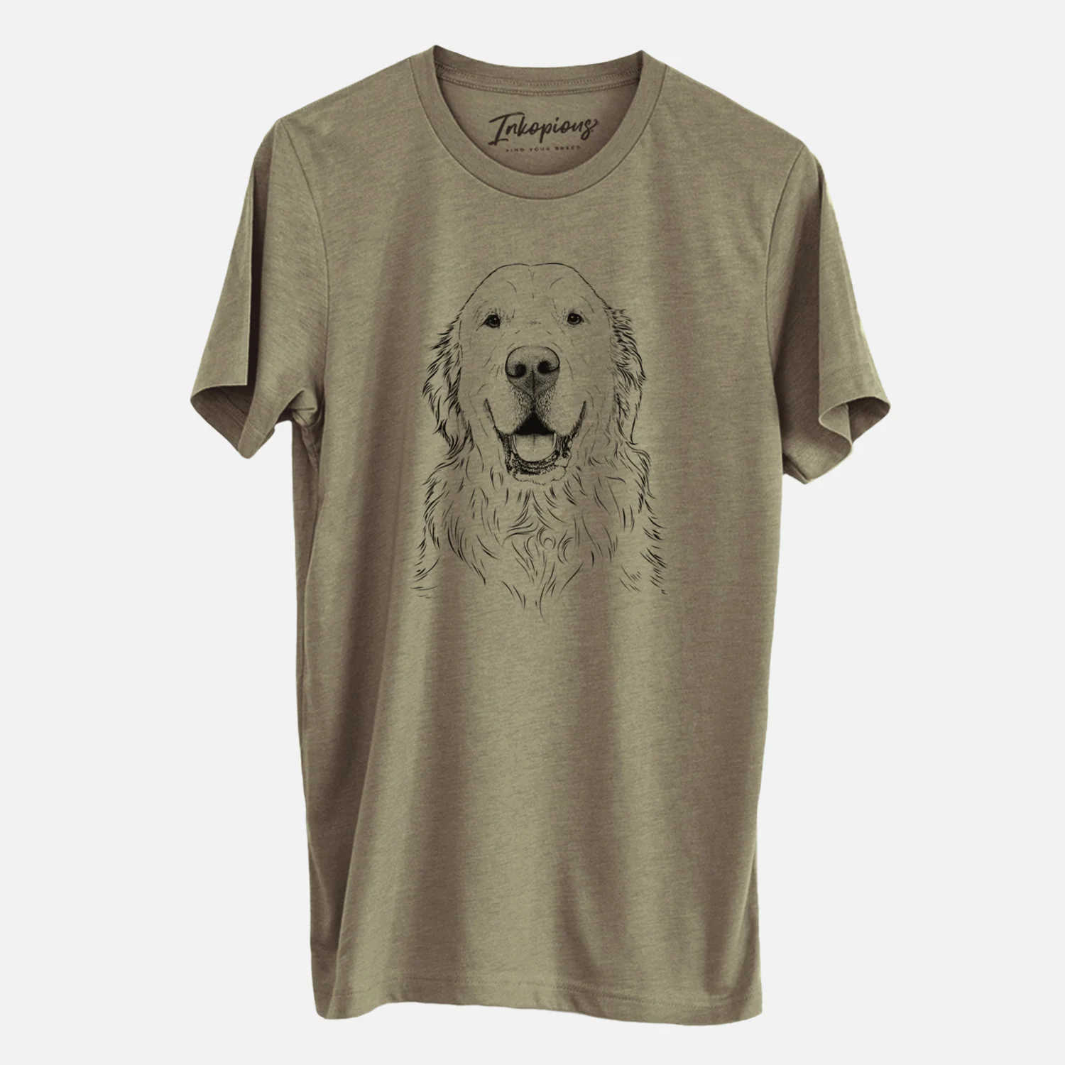 Bare Maximus the Golden Retriever - Unisex Crewneck - Image 3