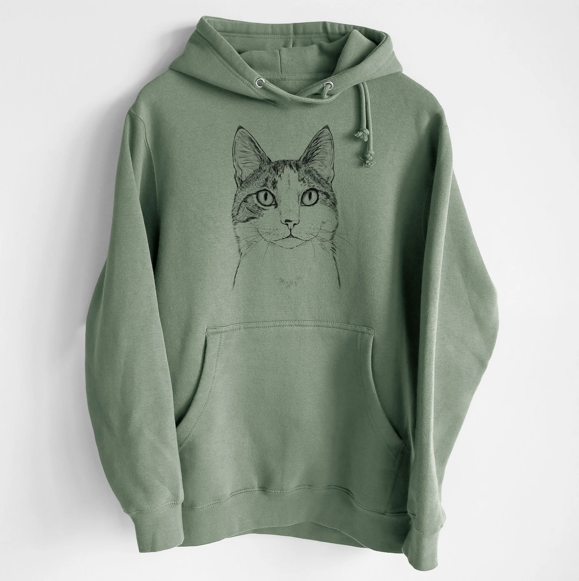Mini Griffin the Domestic Shorthair Cat- Heavyweight Fleece Hoodie - Image 7