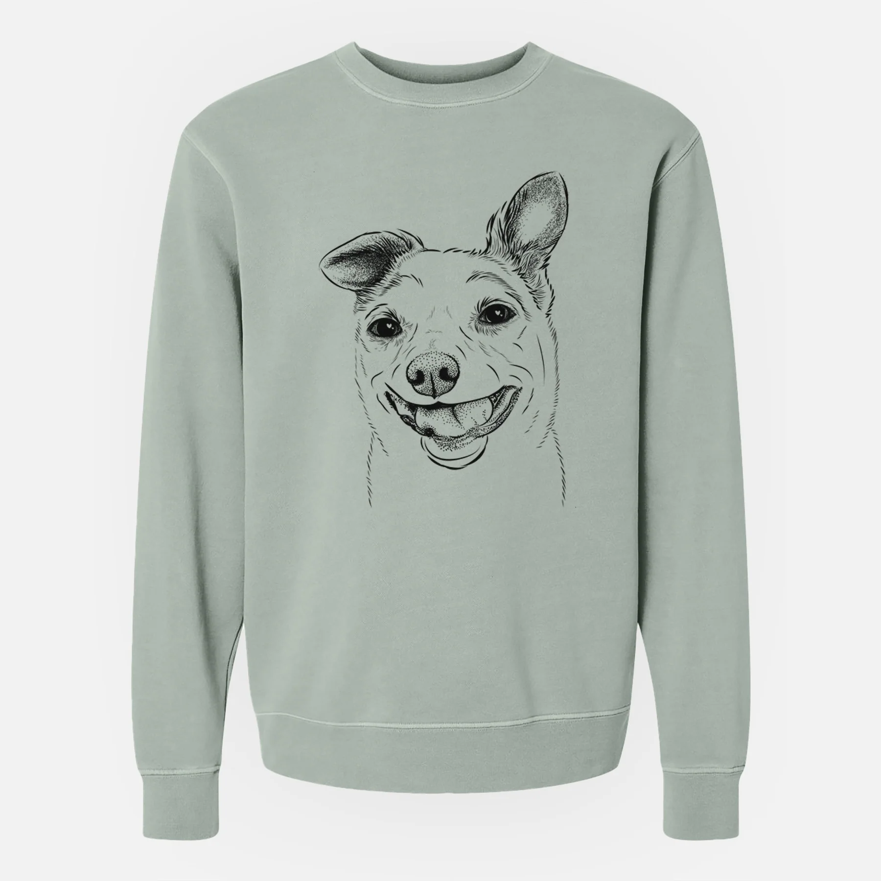 Bare Mortimer the Mixed Breed - Unisex Pigment Dyed Crew Sweatshirt - Image 6