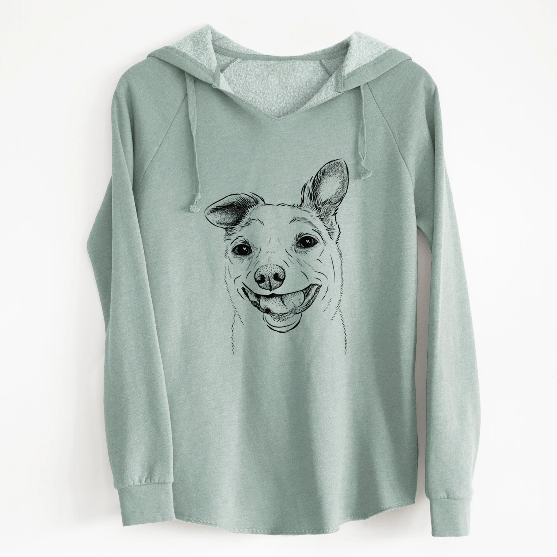 Bare Mortimer the Mixed Breed - Cali Wave Hooded Sweatshirt - Image 6