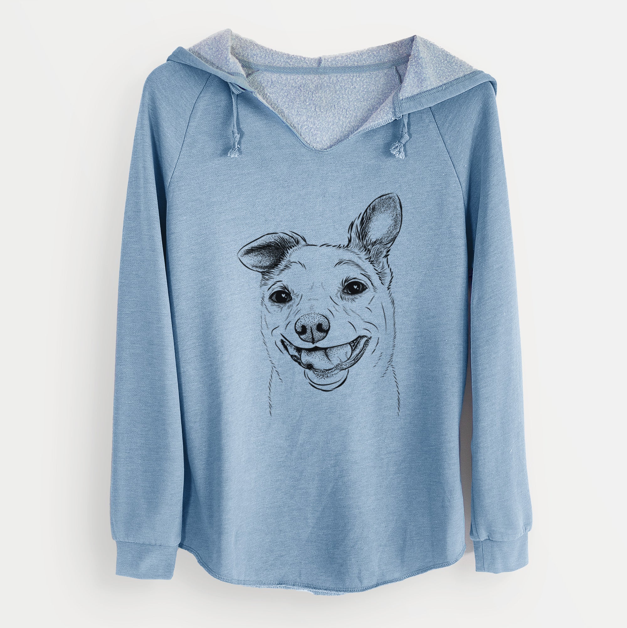 Bare Mortimer the Mixed Breed - Cali Wave Hooded Sweatshirt - Image 8