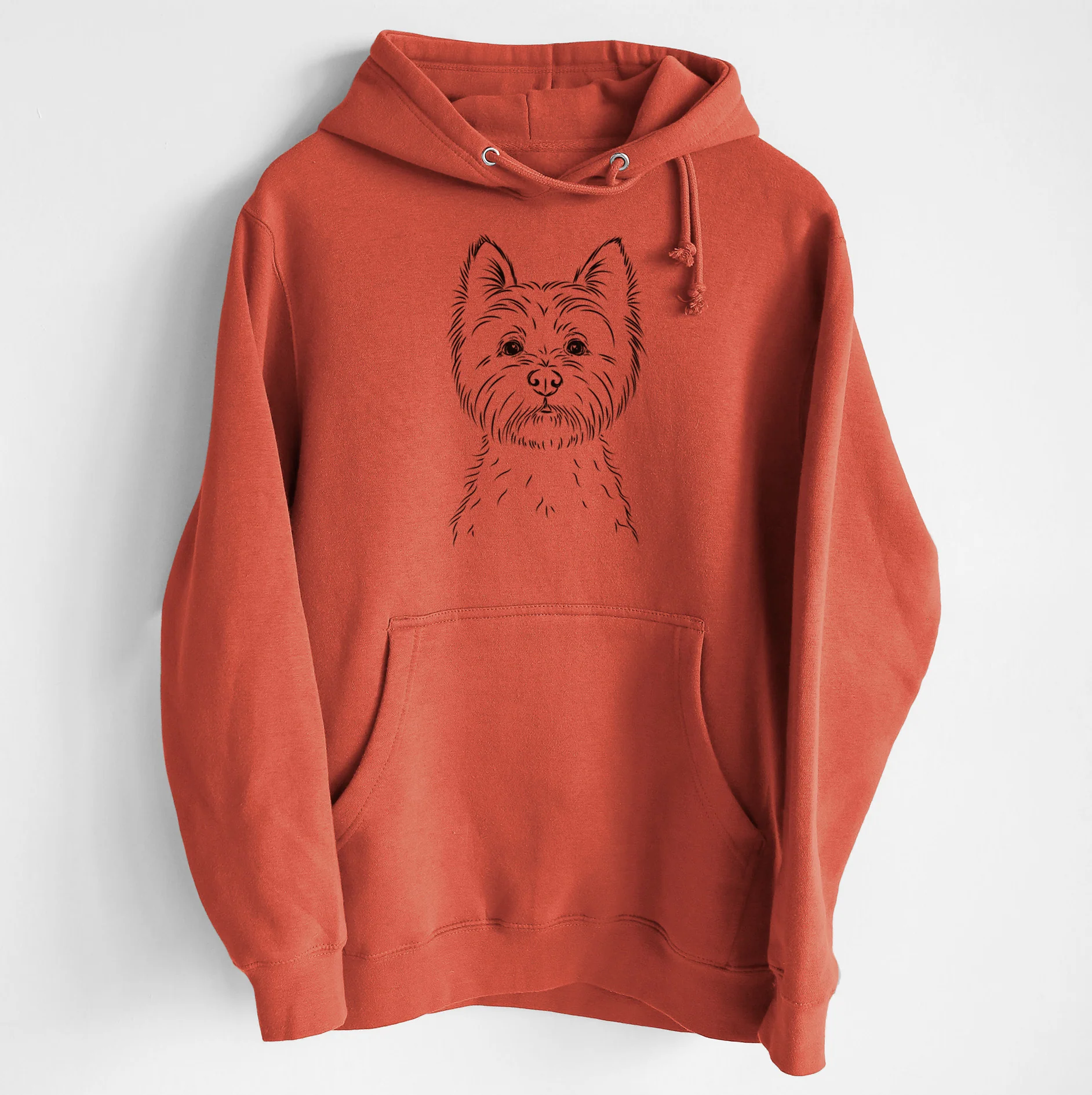 Murphy the West Highland Terrier- Heavyweight Fleece Hoodie