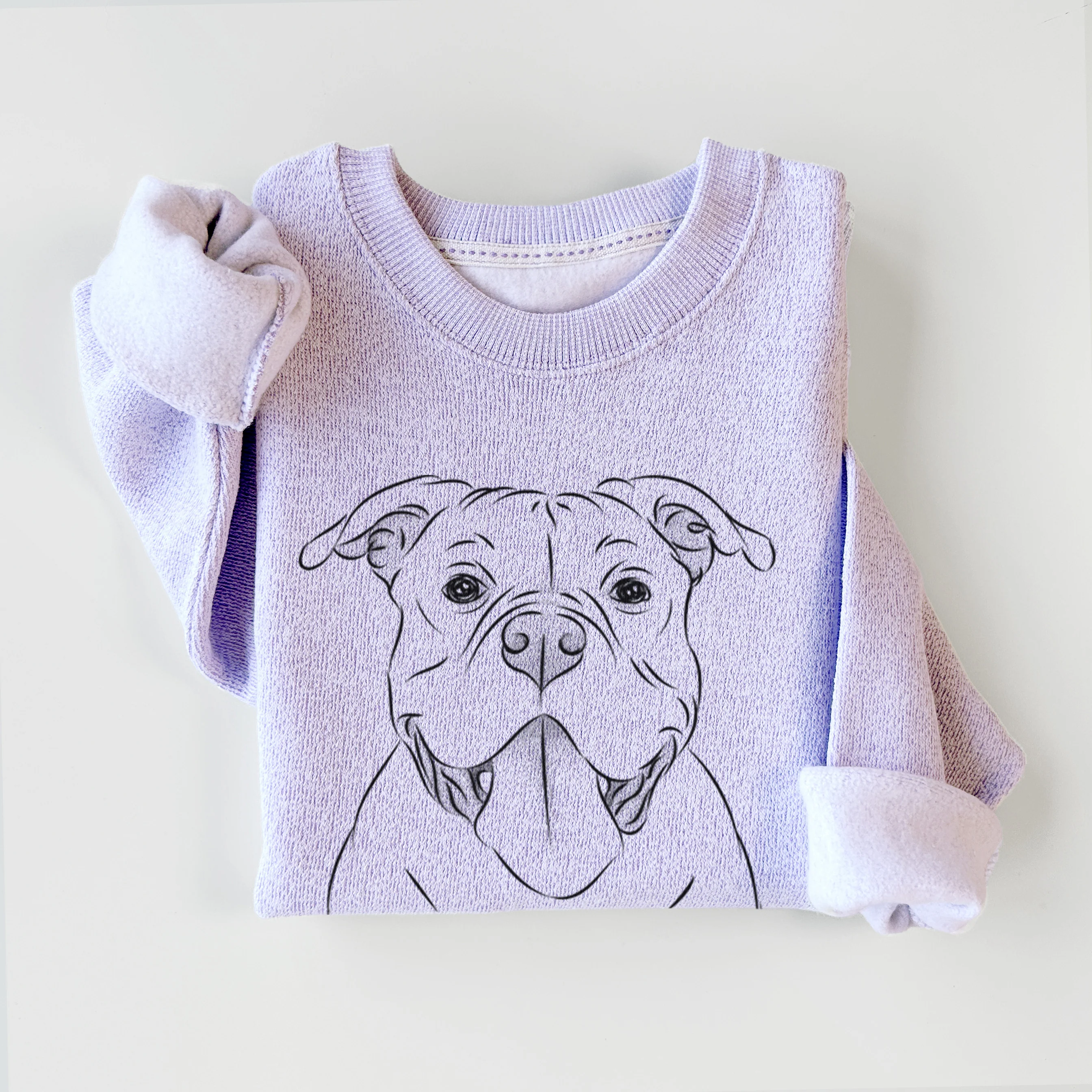 Nacho the American Bully - Knit Sweatshirt - Image 7