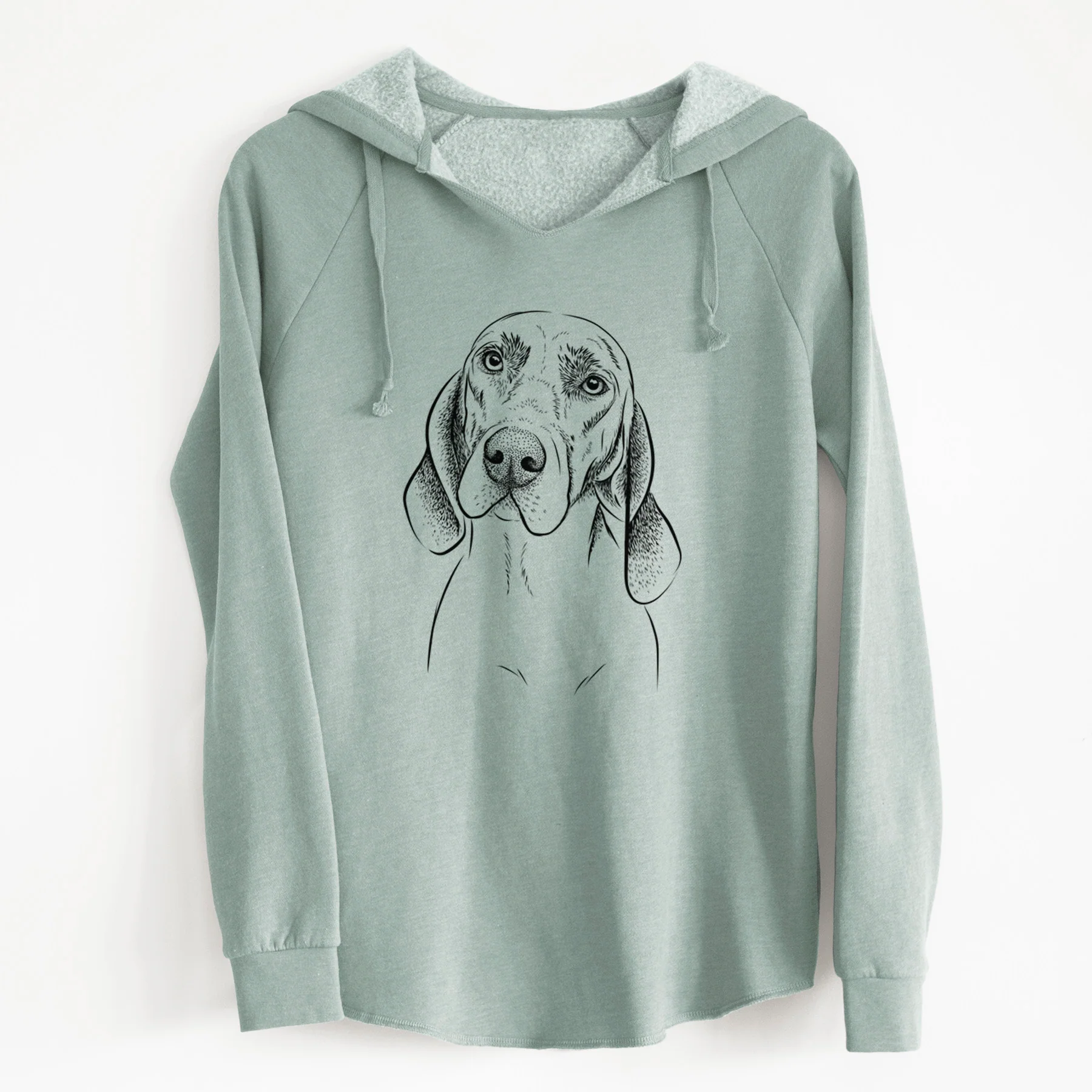 Bare Norman the Plott Hound - Cali Wave Hooded Sweatshirt - Image 6