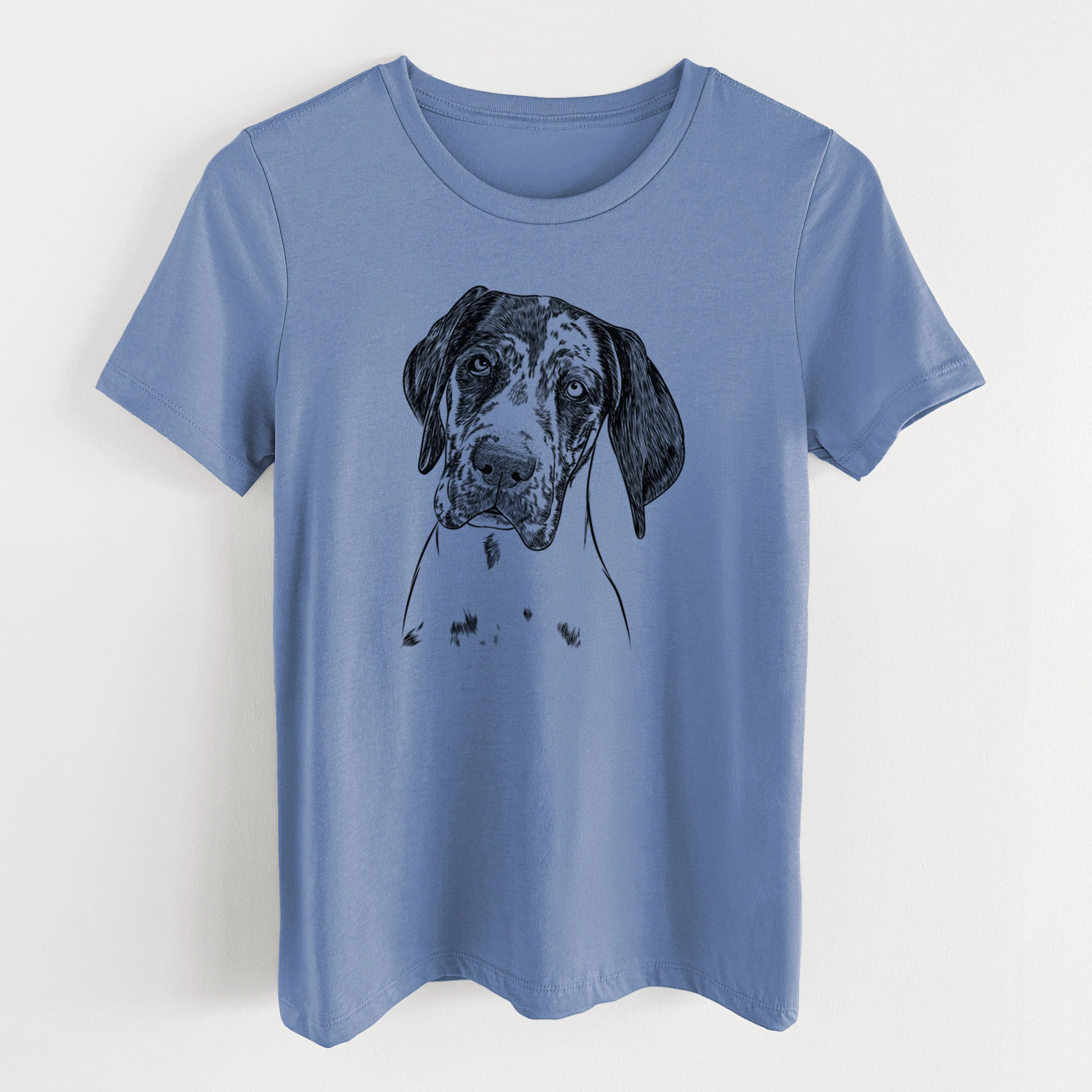 Bare Nyx the Great Dane - Women's Lightweight Relaxed Fit 100% Cotton Crewneck - Image 8