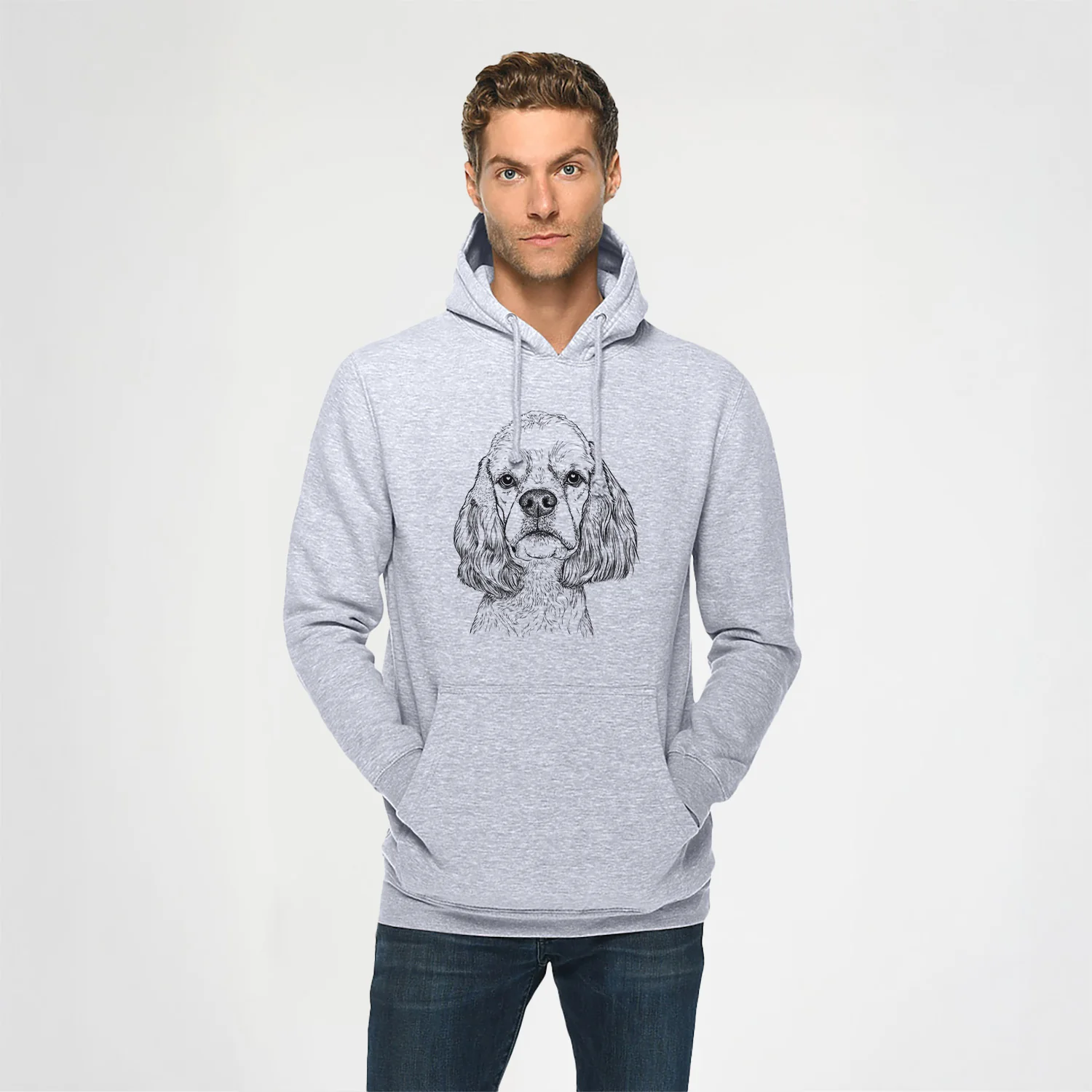 Oakley the American Cocker Spaniel- Heavyweight Fleece Hoodie - Image 2