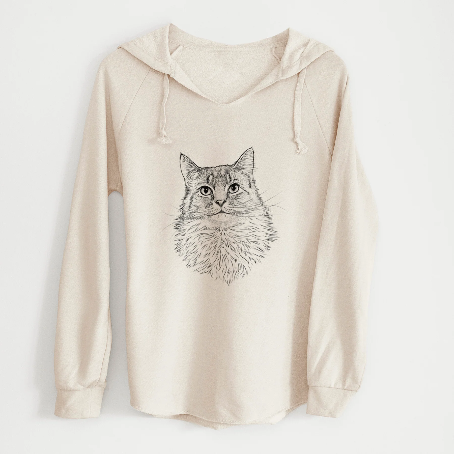 Bare Olive the Cat - Cali Wave Hooded Sweatshirt - Image 7