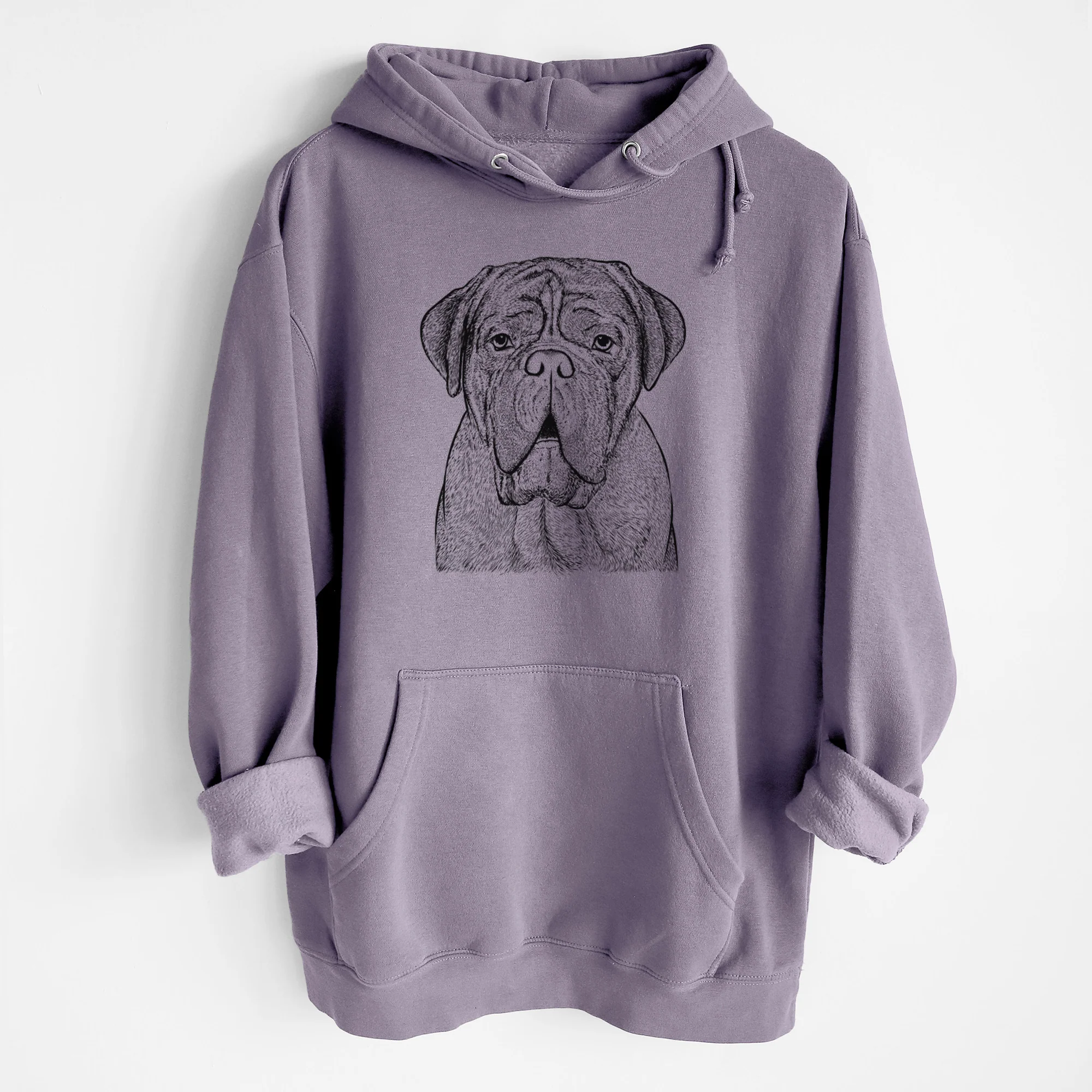 Optimus the Dogue de Bordeaux- Heavyweight Fleece Hoodie - Image 8