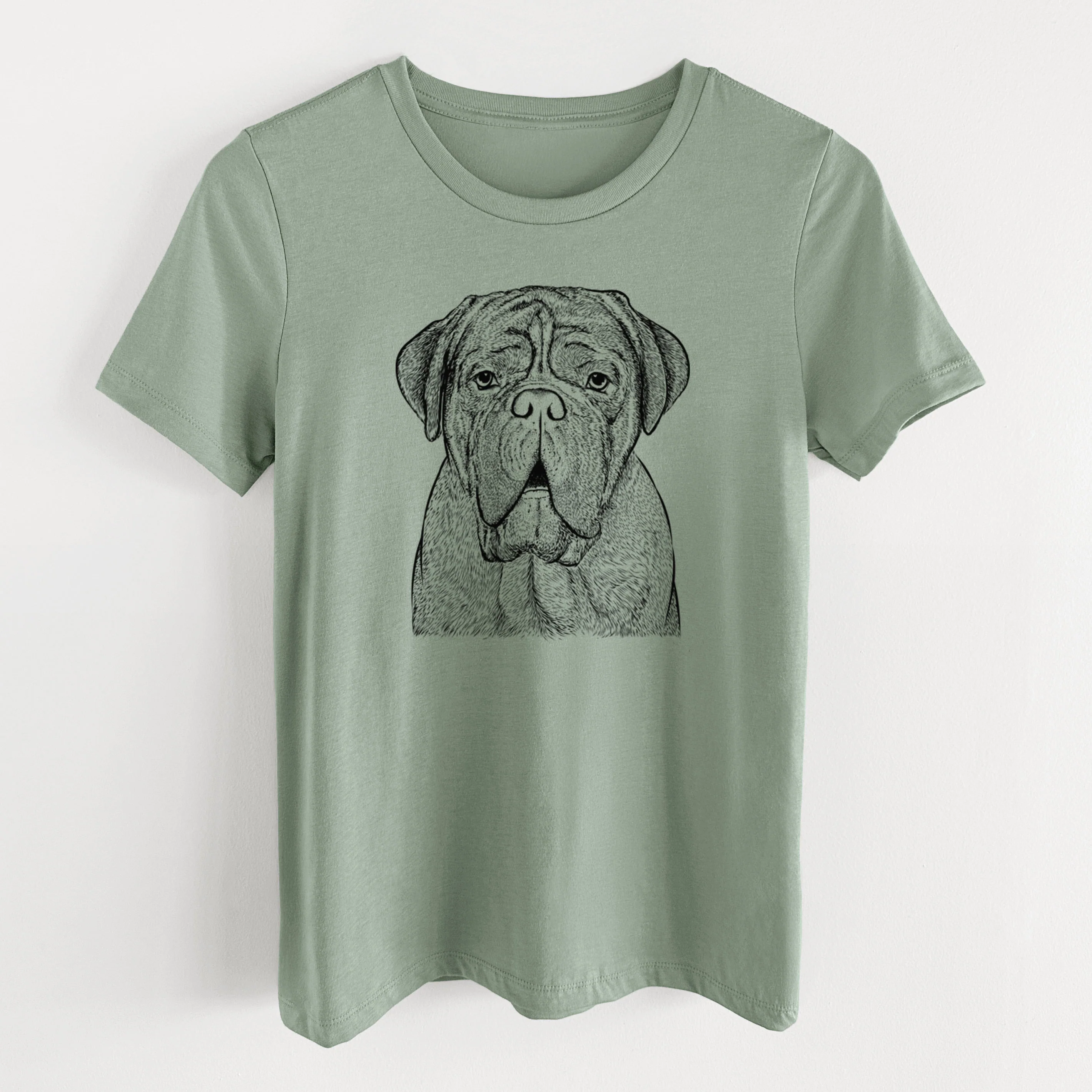 Bare Optimus the Dogue de Bordeaux - Women's Lightweight Relaxed Fit 100% Cotton Crewneck - Image 11